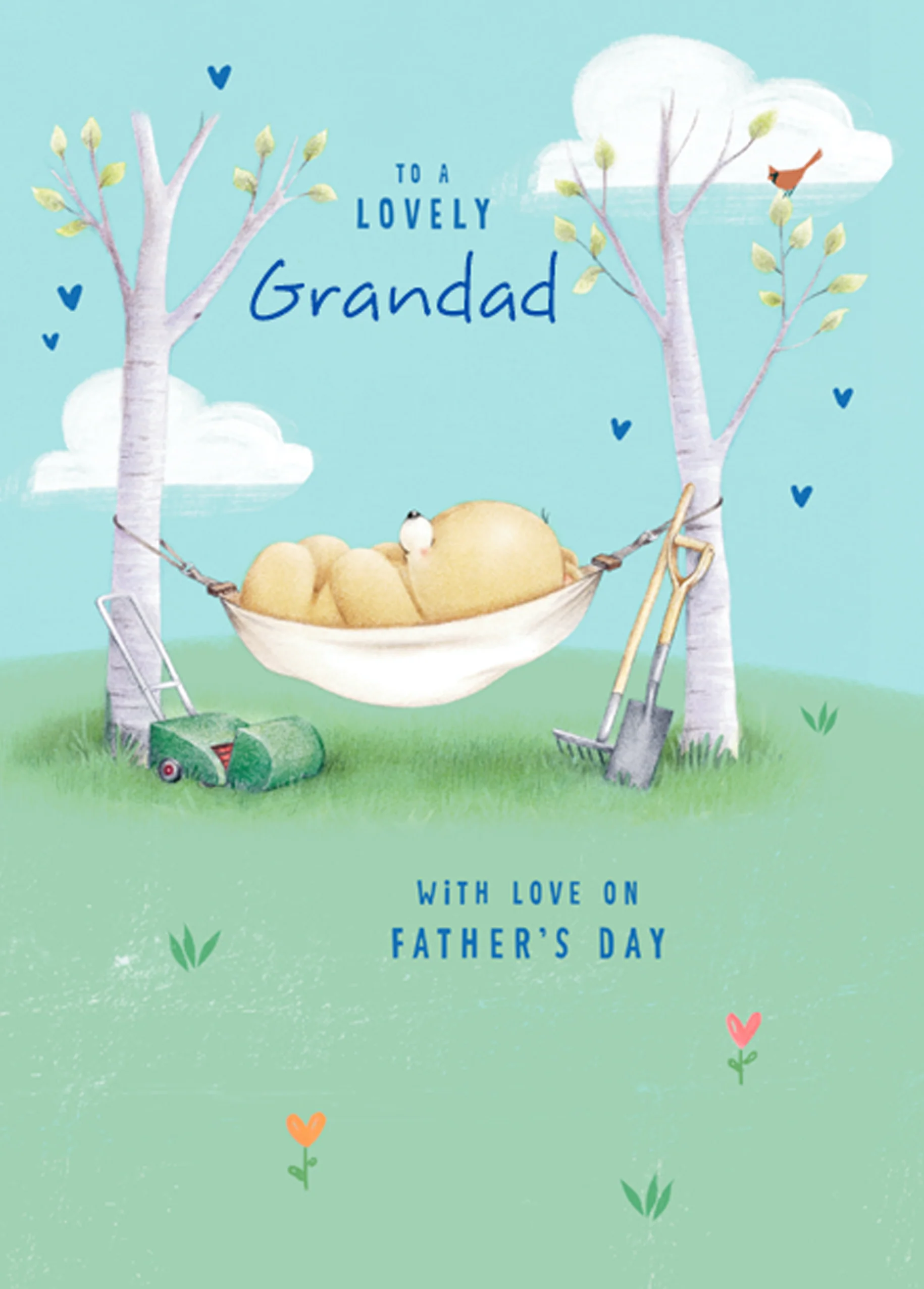 Personalised Forever Friends Grandad Father's Day Card