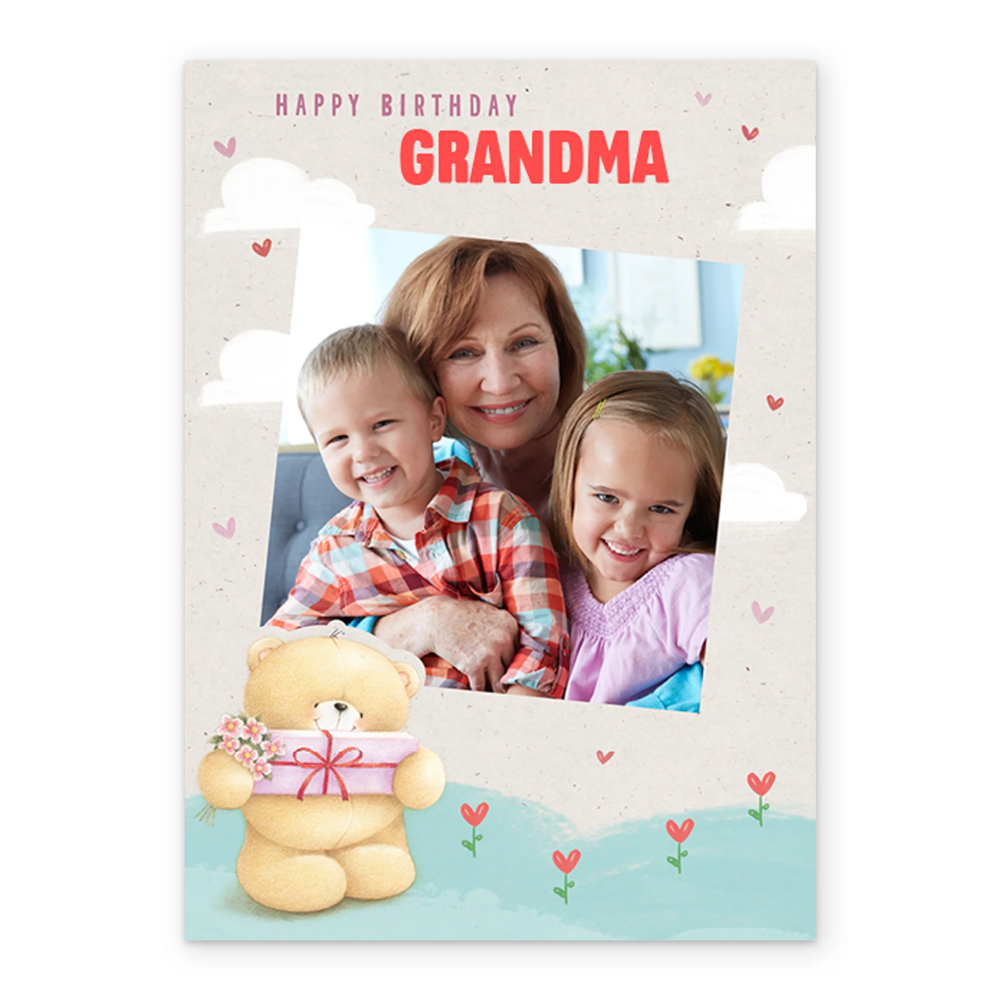 Personalised Forever Friends Grandma Photo Birthday Card - Image 2