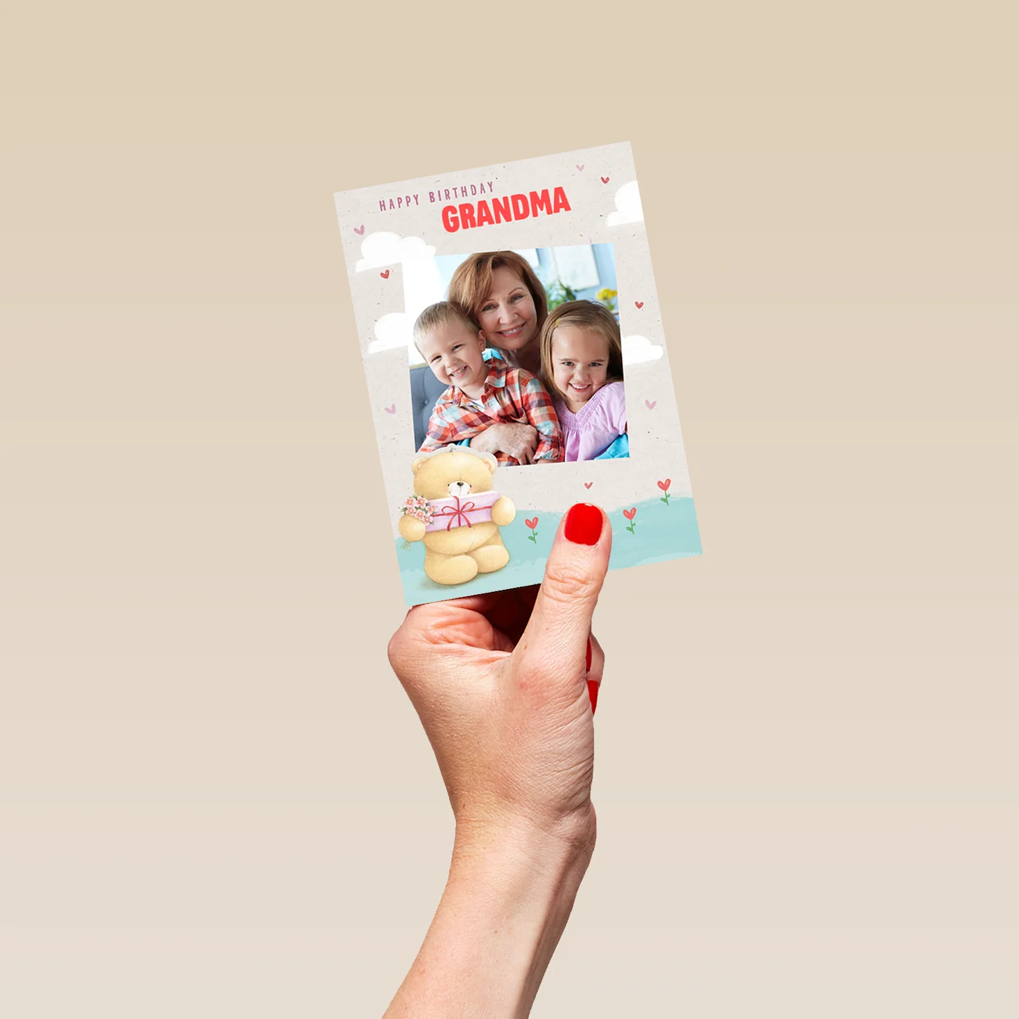 Personalised Forever Friends Grandma Photo Birthday Card - Image 4