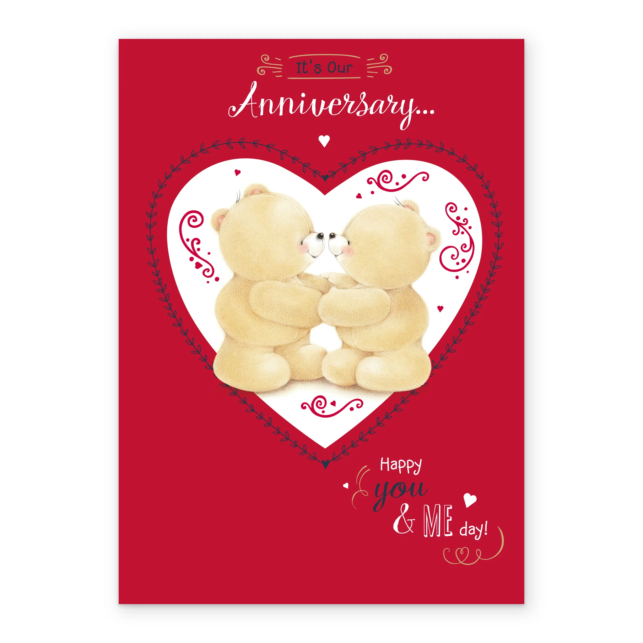 Personalised Forever Friends Happy Anniversary Card - Image 2