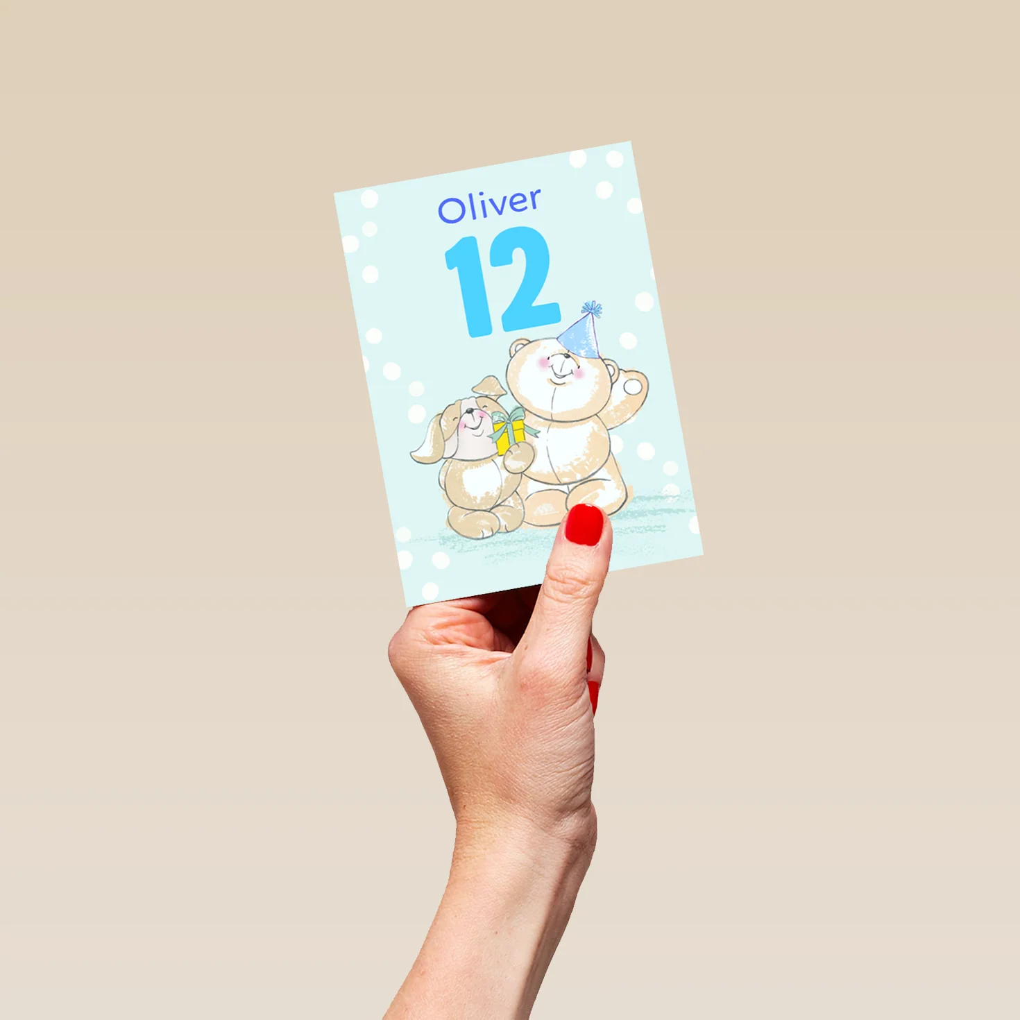 Personalised Forever Friends Kids Milestone 12th Birthday Card - Image 4