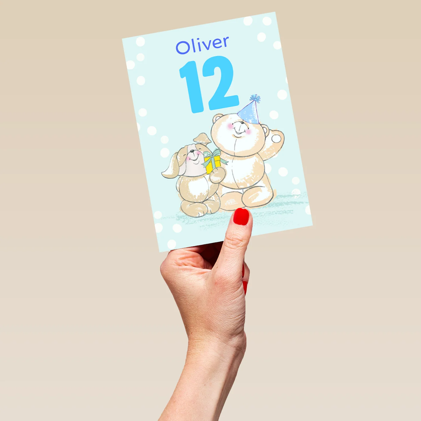 Personalised Forever Friends Kids Milestone 12th Birthday Card - Image 5