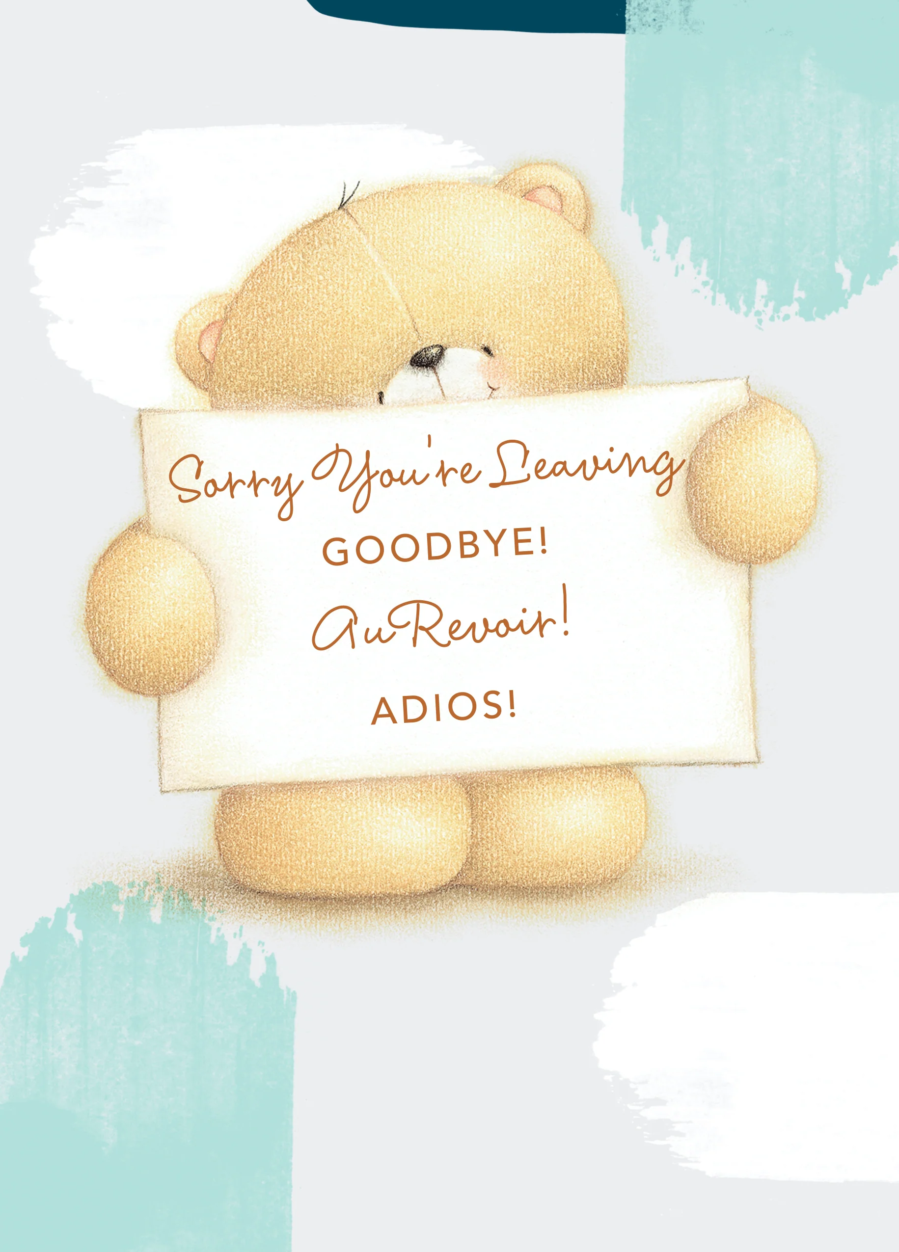 Personalised Forever Friends Leaving Card