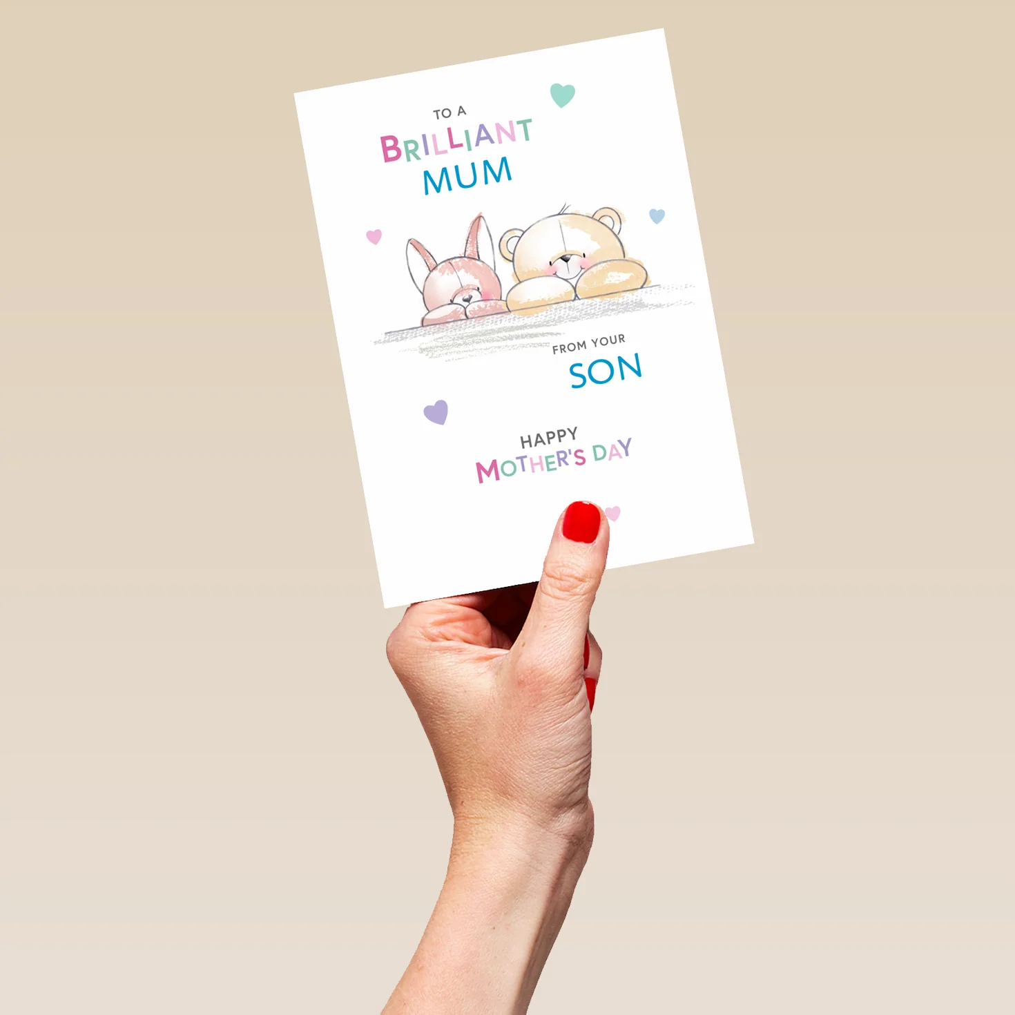 Personalised Forever Friends Mother's Day Card for Mum From Son - Image 5