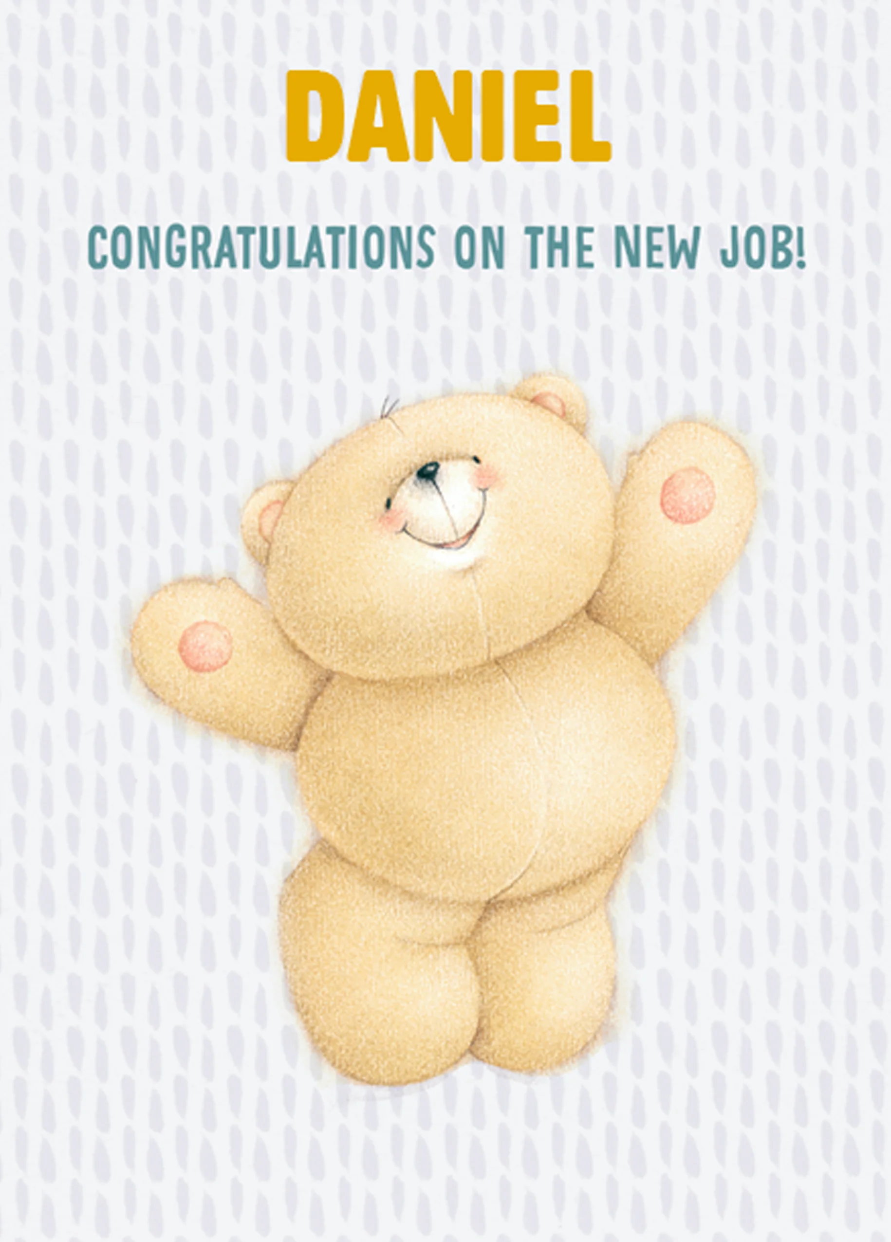 Personalised Forever Friends New Job Card