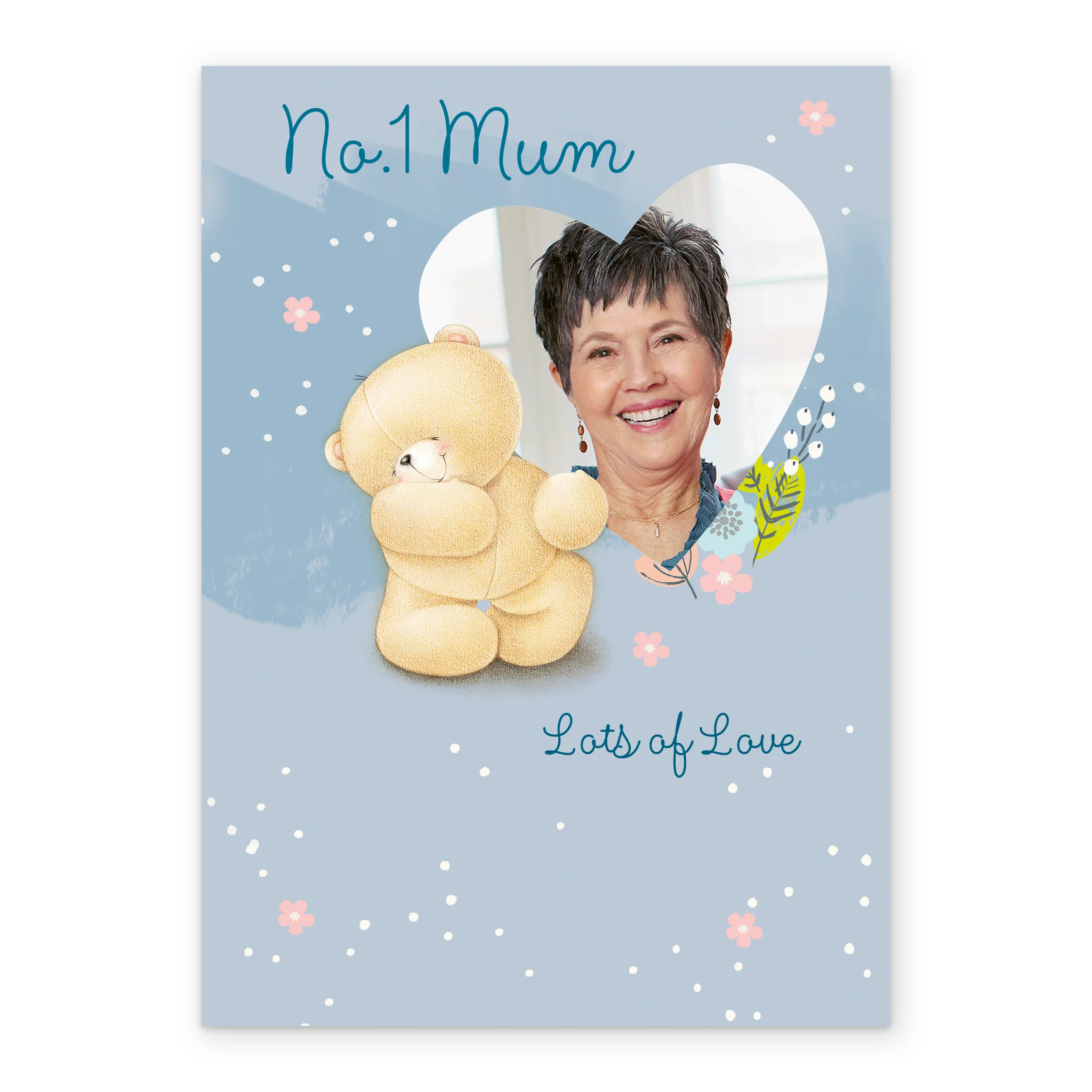 Personalised Forever Friends No.1 Mum Mother's Day Photo Upload Card - Image 2