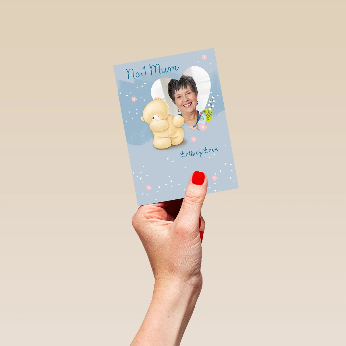 Personalised Forever Friends No.1 Mum Mother's Day Photo Upload Card - Image 4