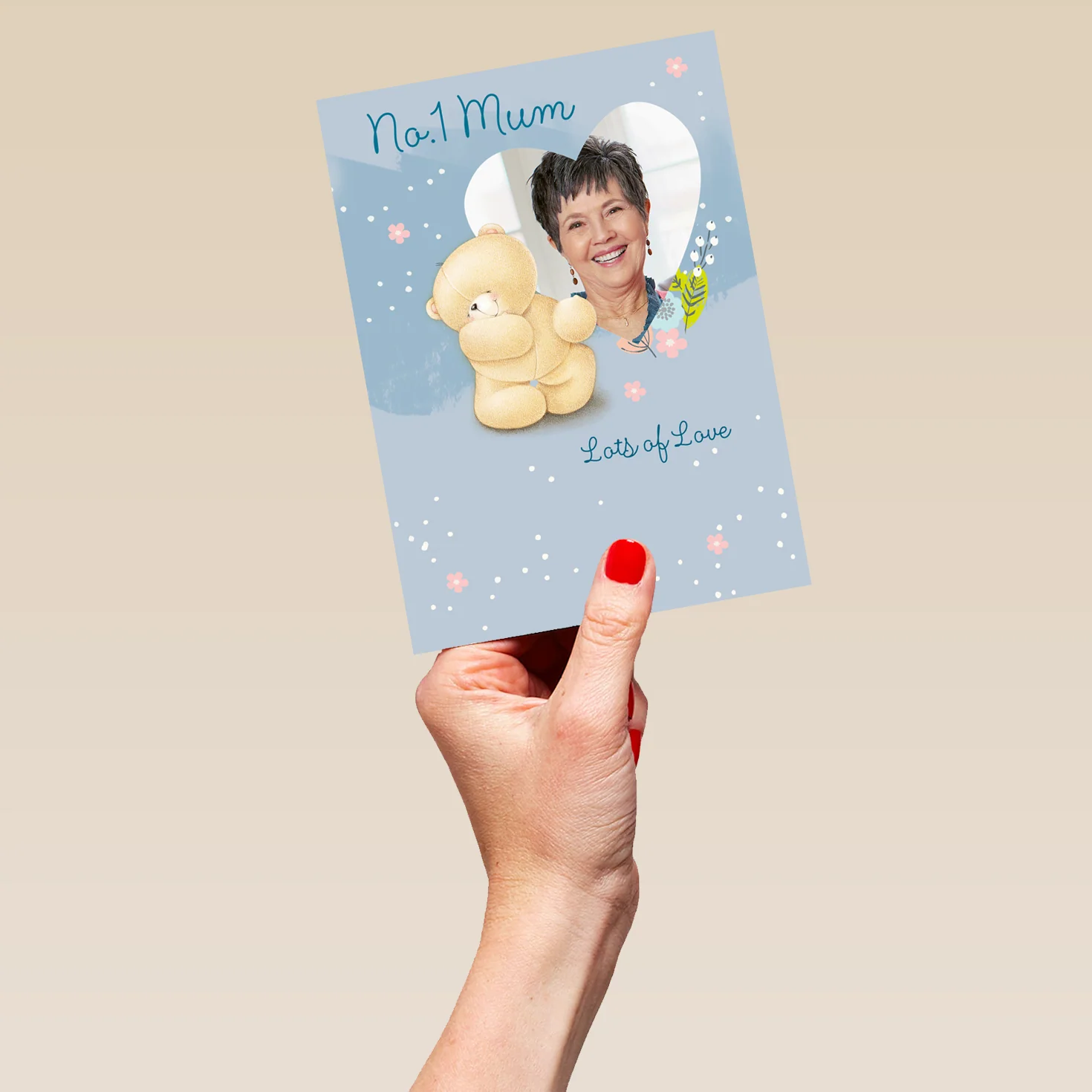 Personalised Forever Friends No.1 Mum Mother's Day Photo Upload Card - Image 5