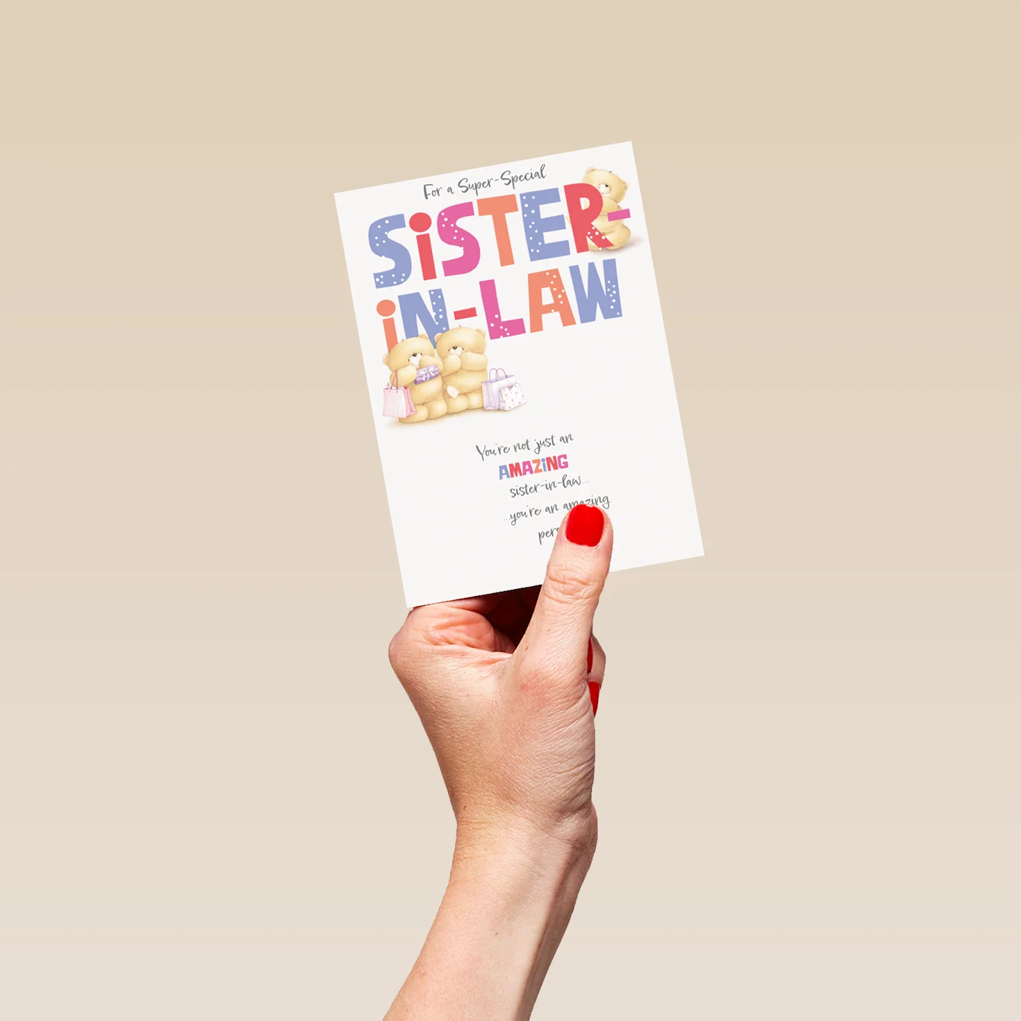 Personalised Forever Friends Sister in Law Birthday Card - Image 4