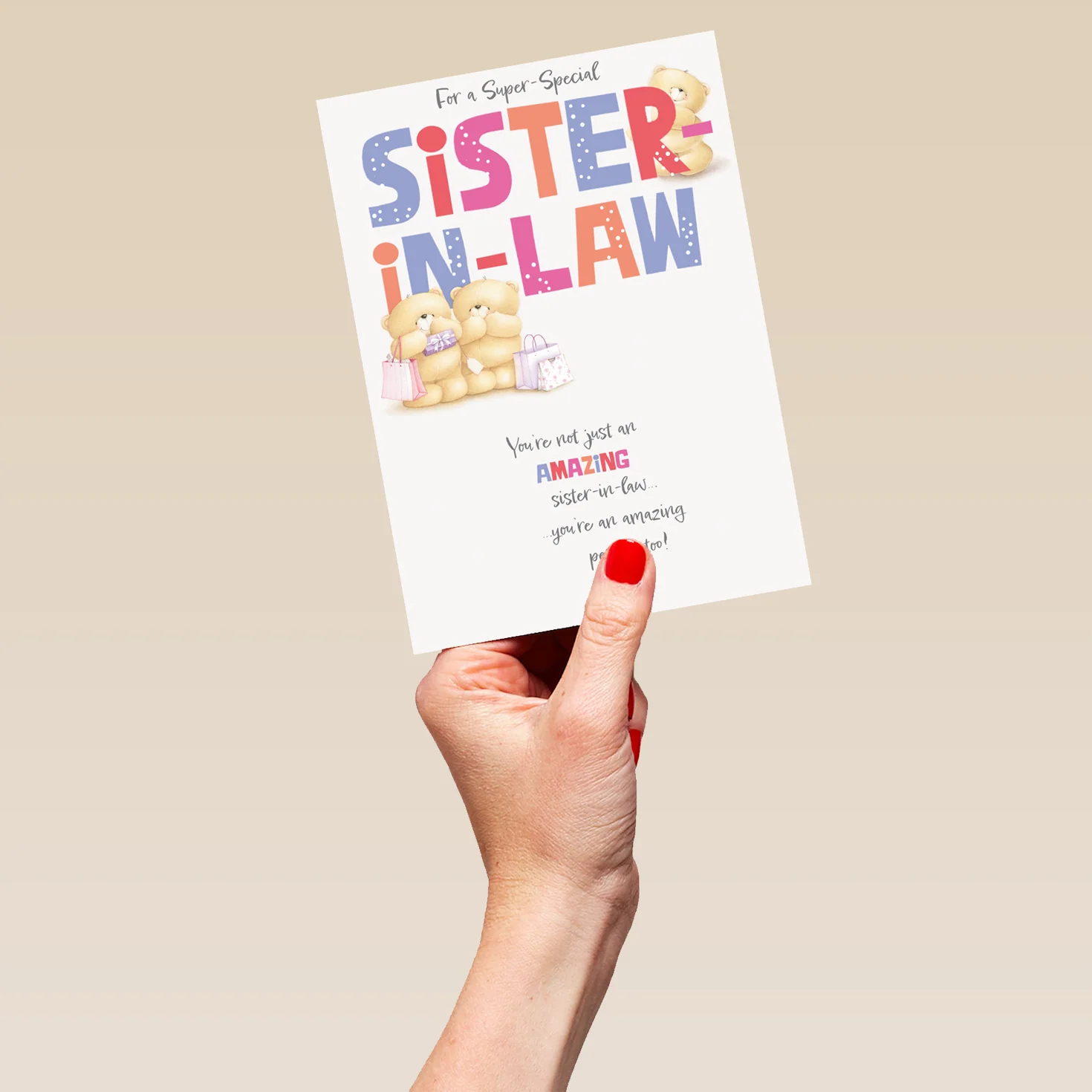 Personalised Forever Friends Sister in Law Birthday Card - Image 5