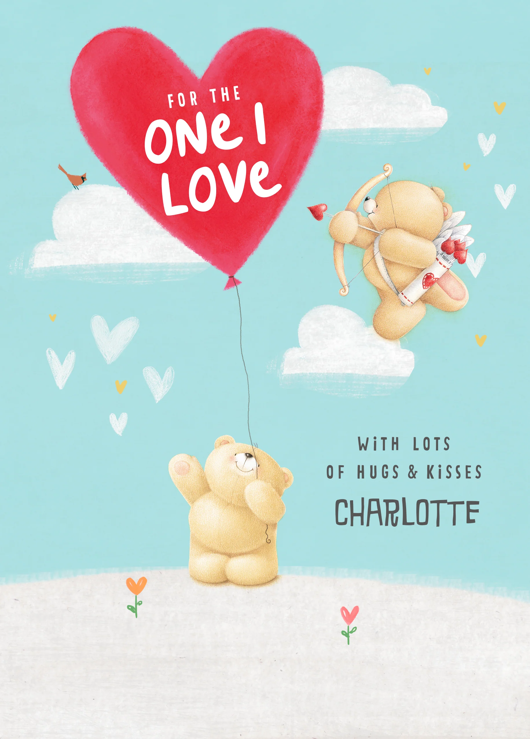 Personalised Forever Friends Valentine's Day Card for the One I Love