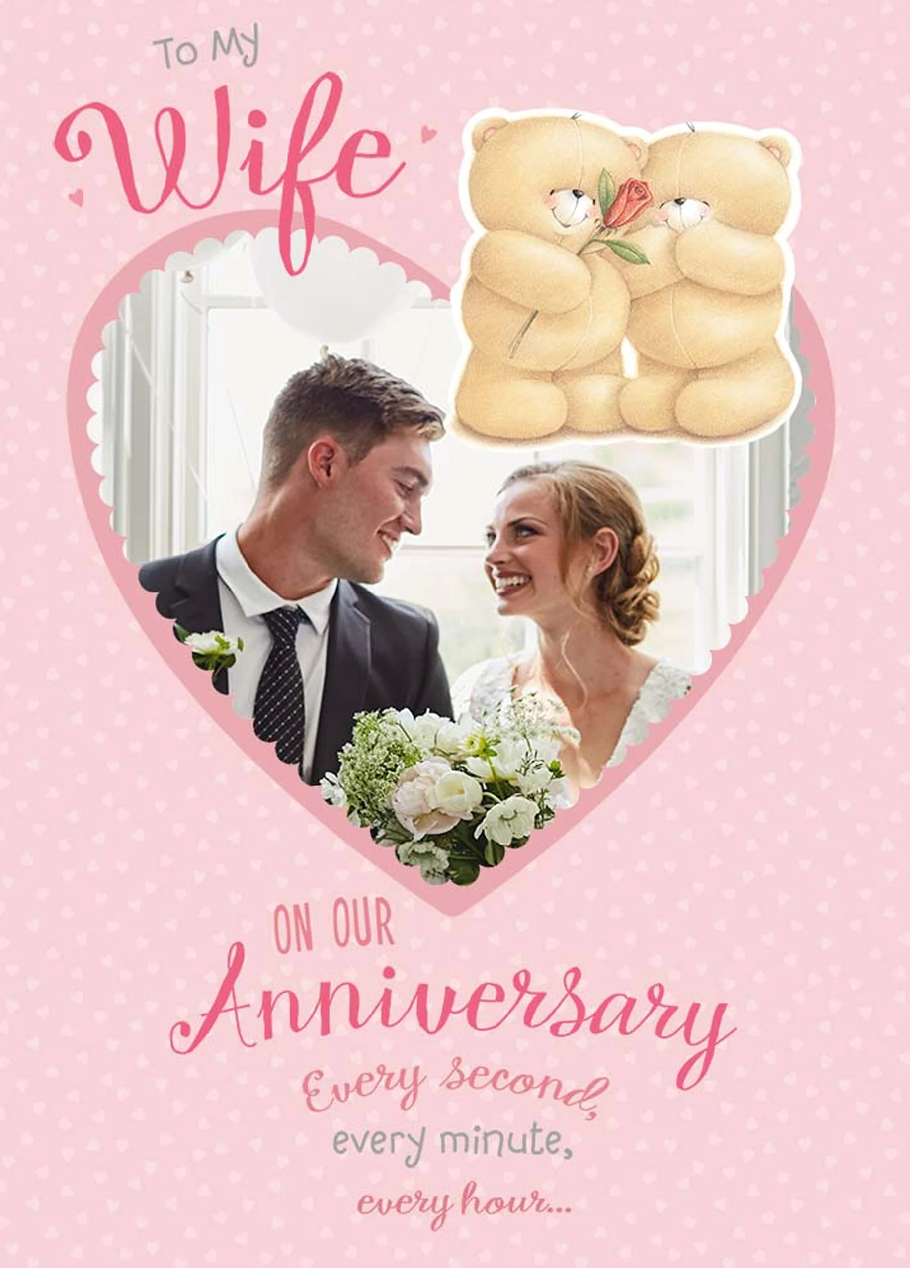 Personalised Forever Friends Wife Anniversary Photo Card