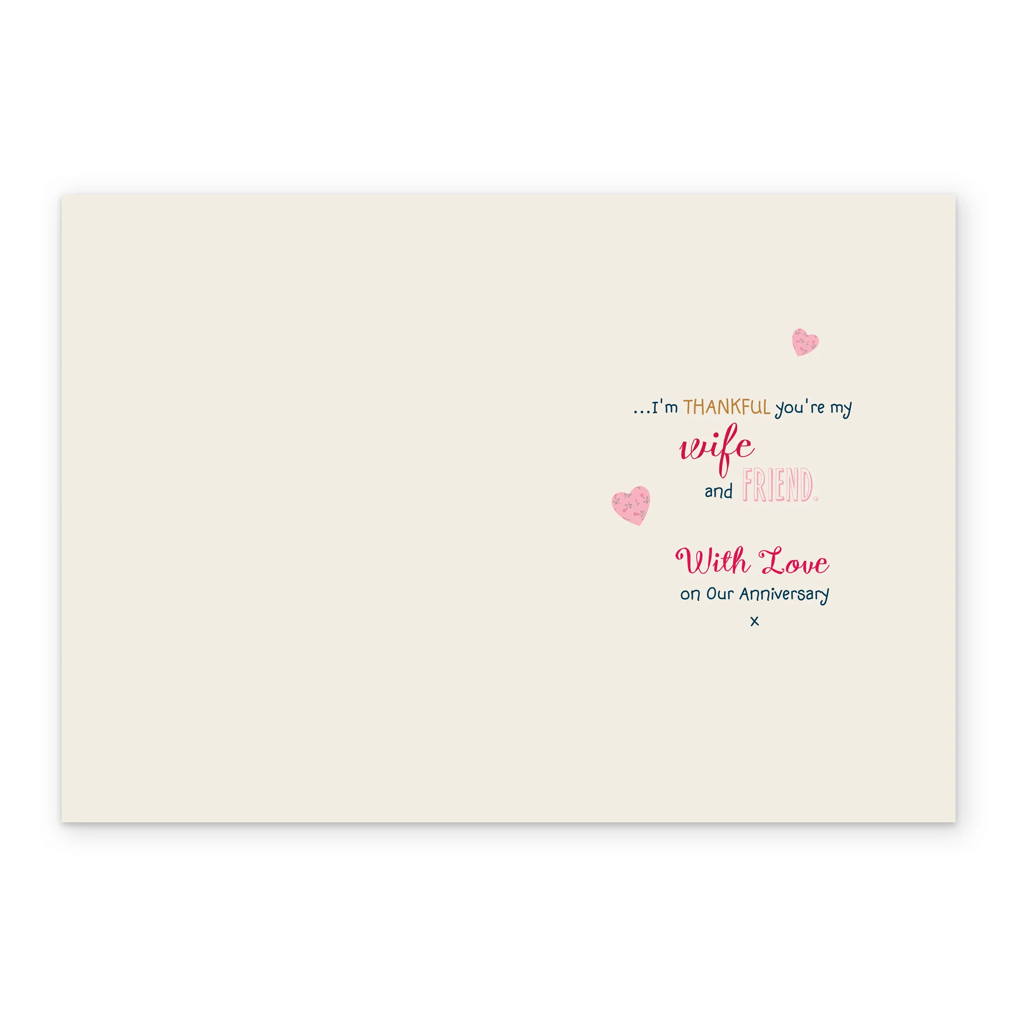 Personalised Forever Friends Wife Anniversary Photo Card - Image 3