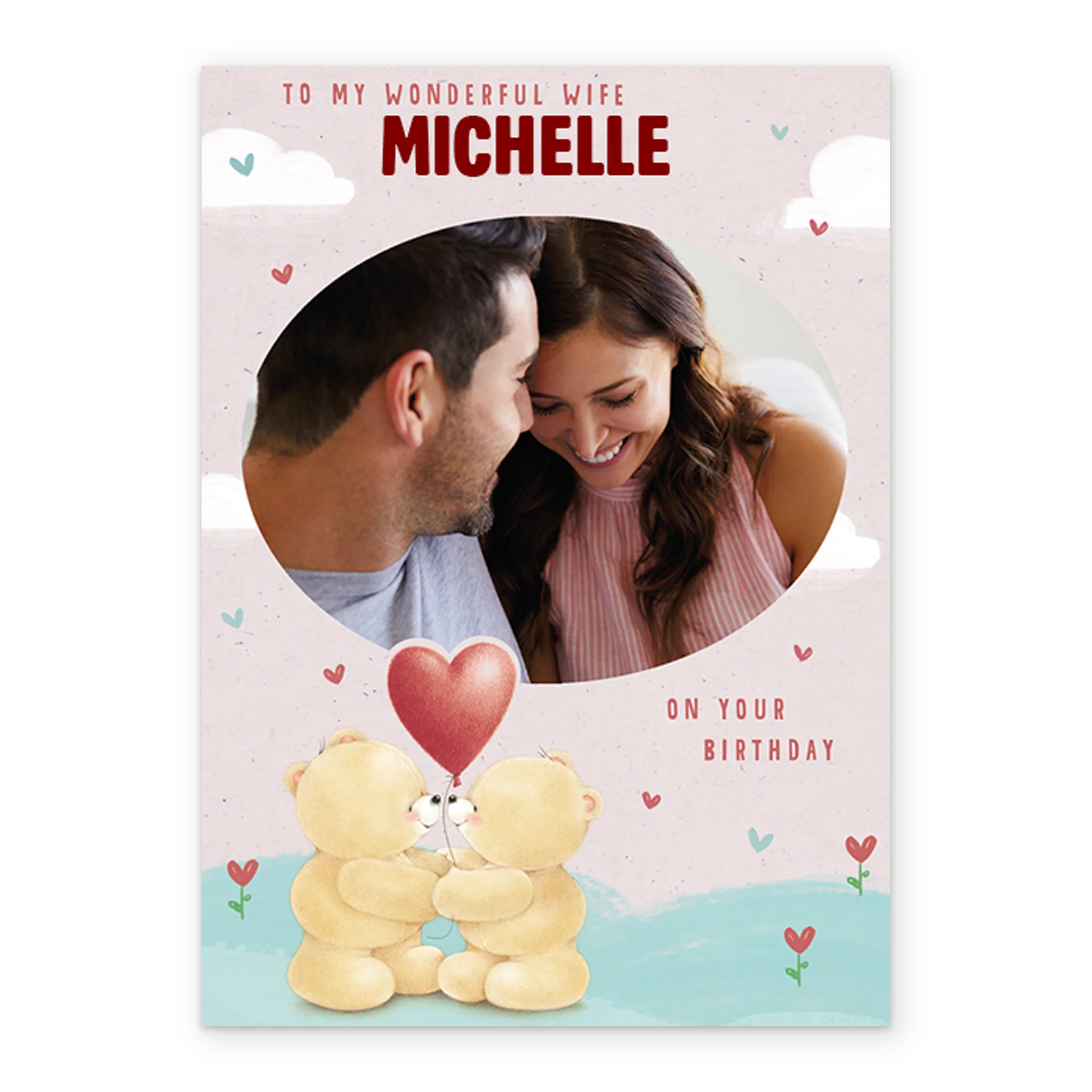 Personalised Forever Friends Wife Photo Birthday Card - Image 2
