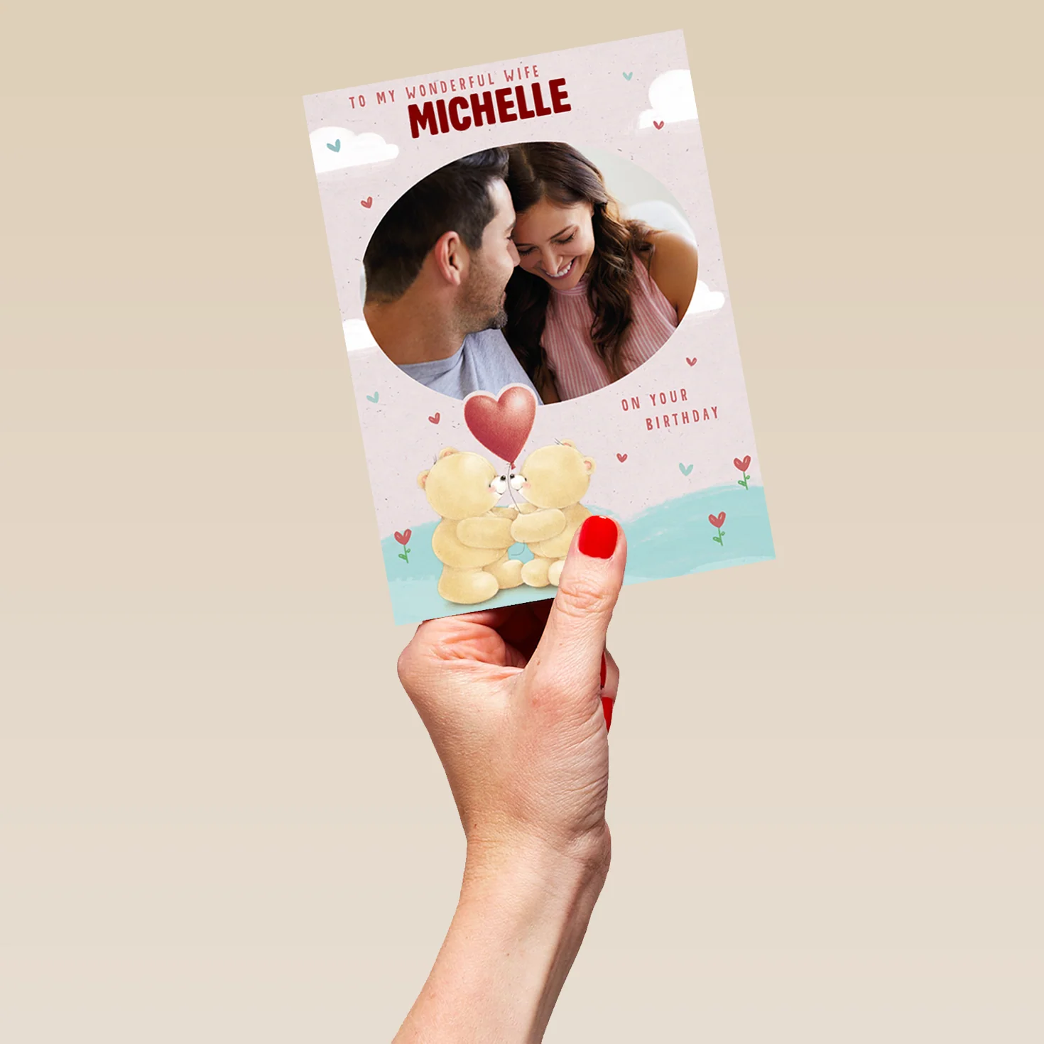 Personalised Forever Friends Wife Photo Birthday Card - Image 5