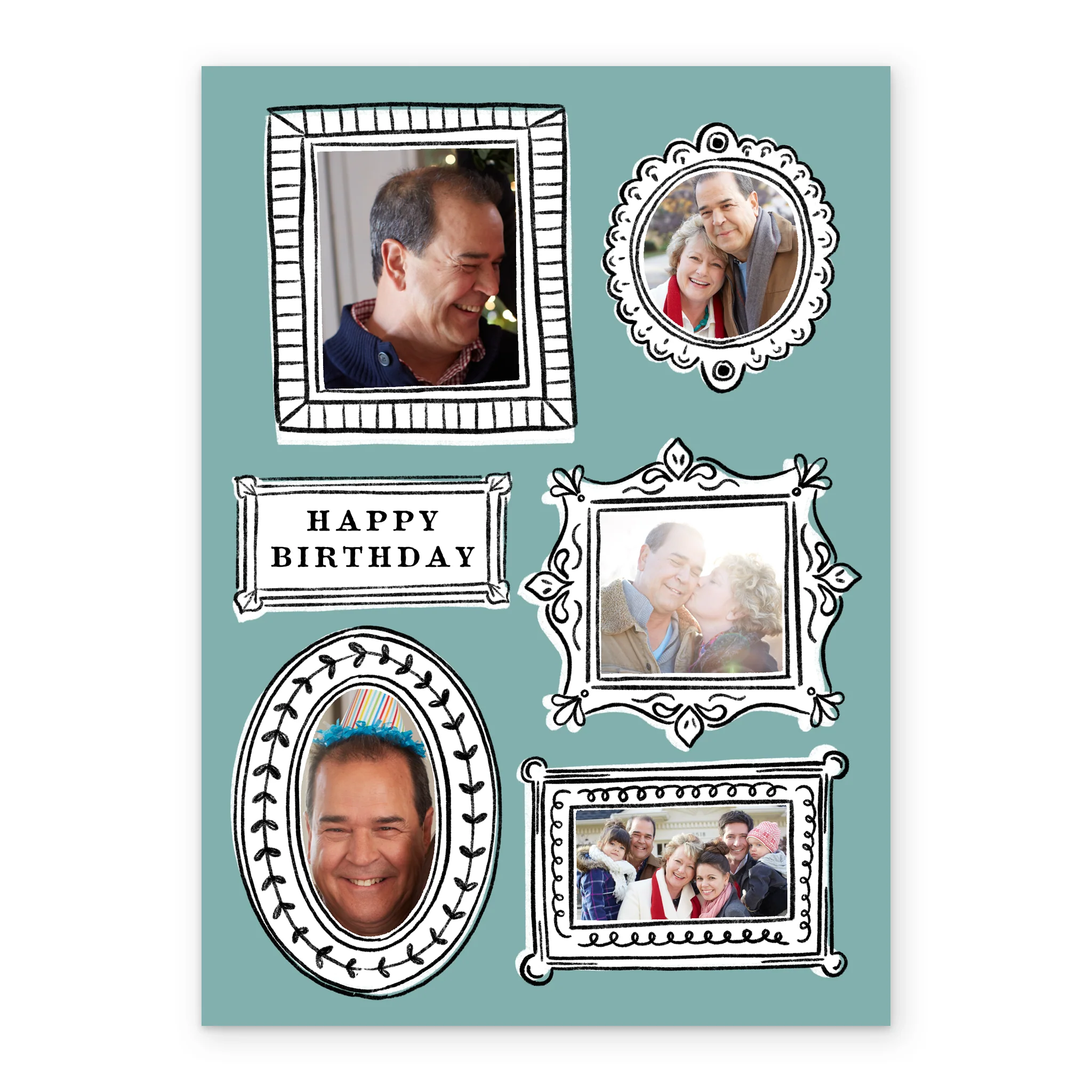 Personalised Framed Photo Upload Birthday Card - Image 2