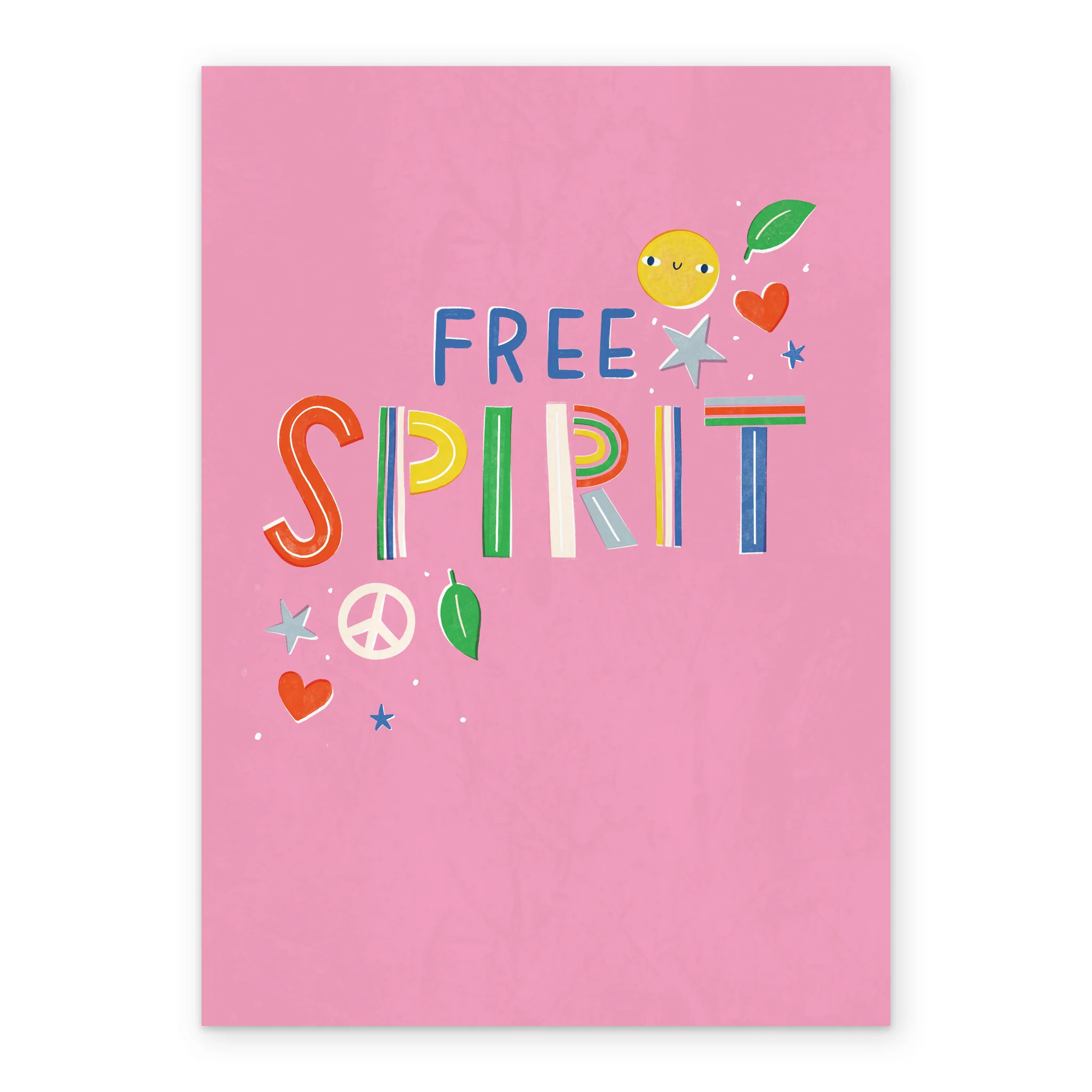 Personalised Free Spirit Flower Birthday Card - Image 2