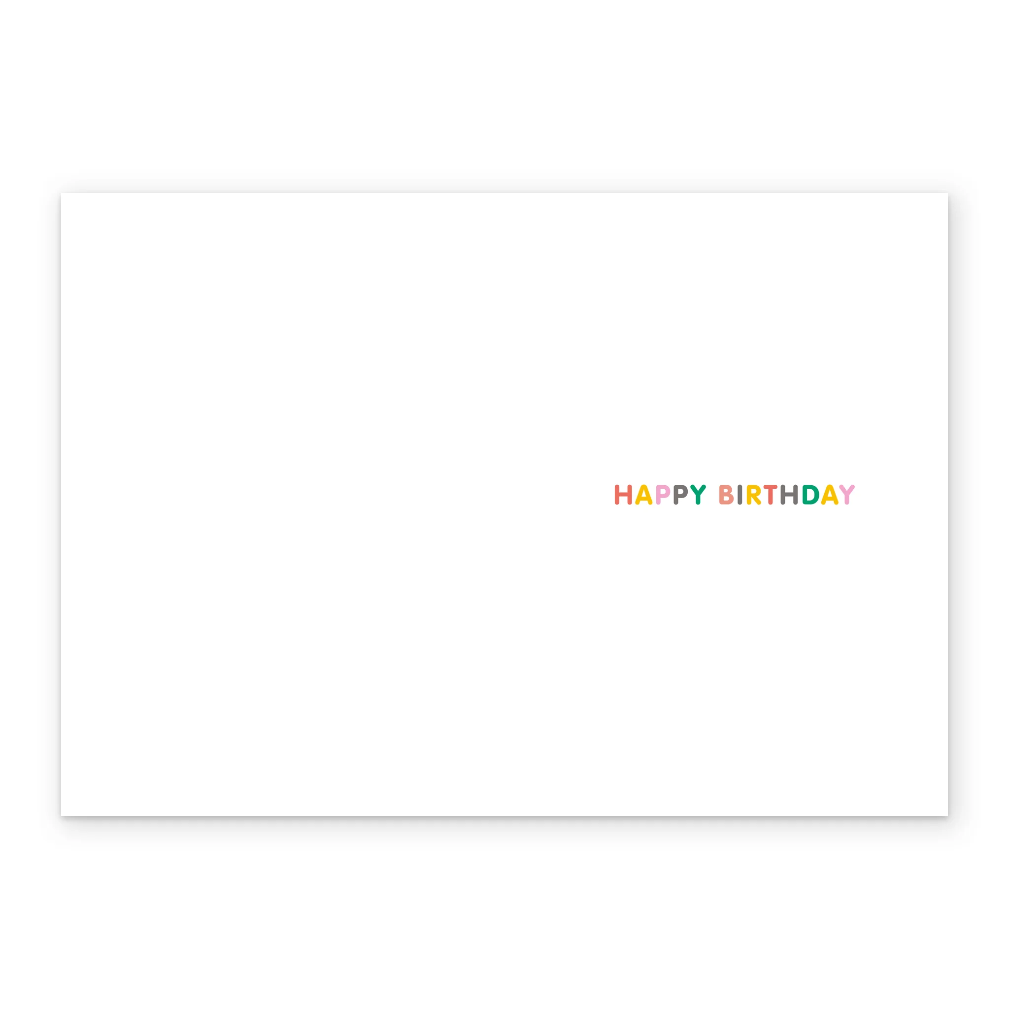 Personalised Fridge Magnet Text Cake Birthday Card - Image 3