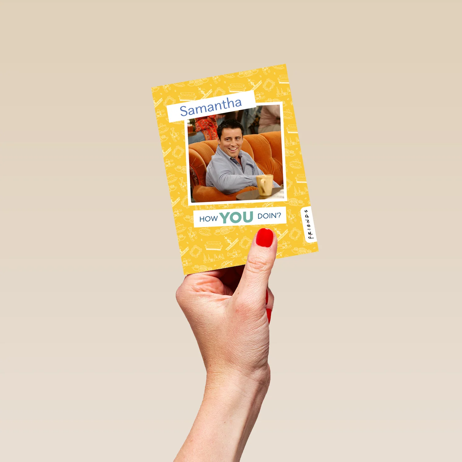 Personalised Friends™ How You Doin Birthday Card - Image 4