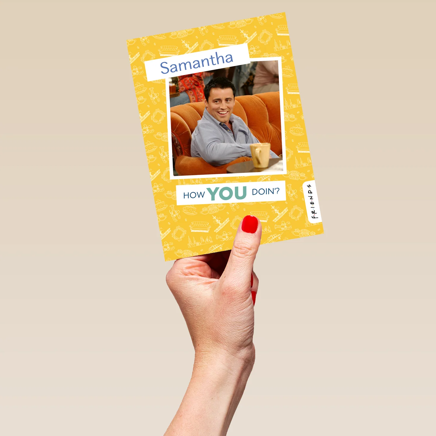 Personalised Friends™ How You Doin Birthday Card - Image 5