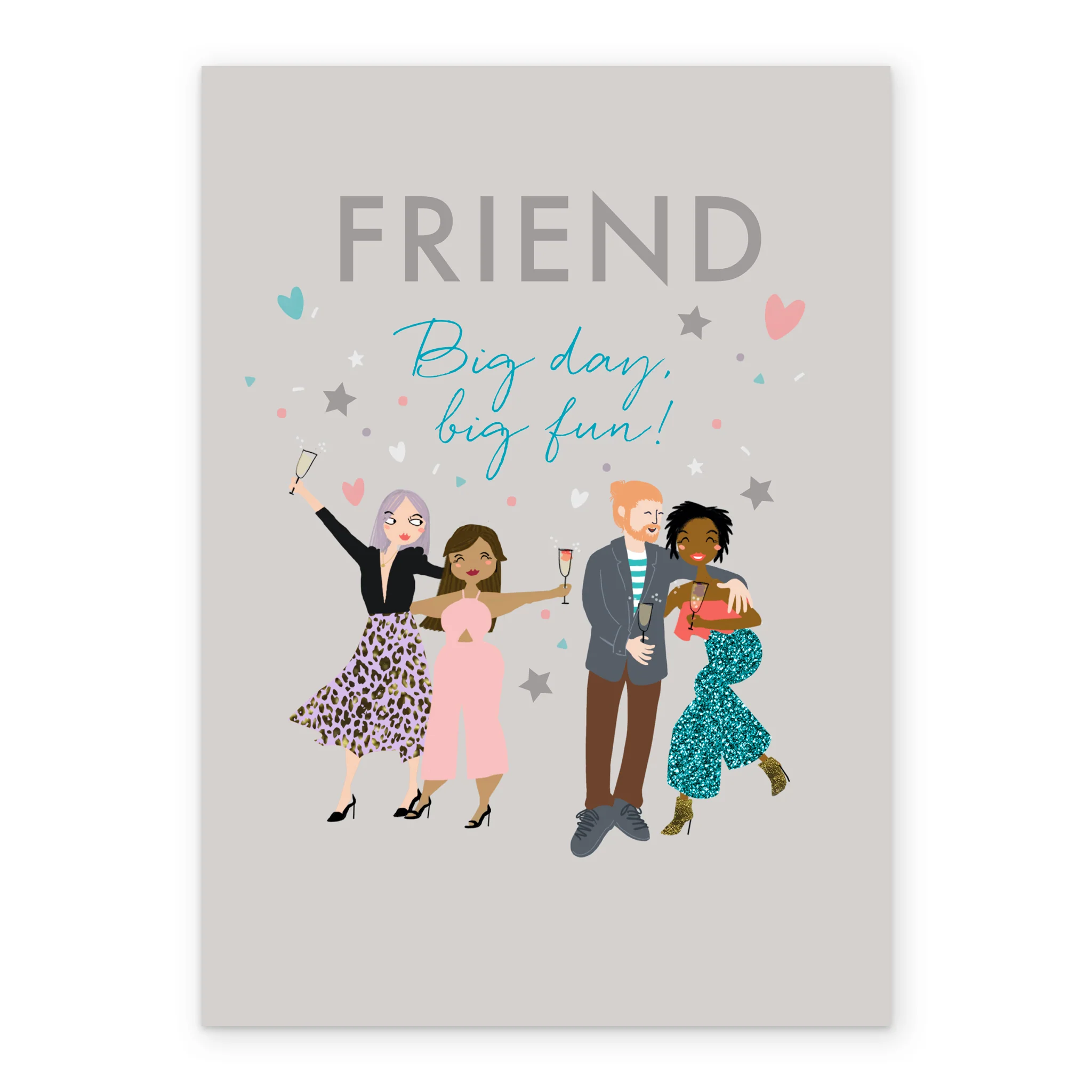Personalised Friends Party Card - Image 2