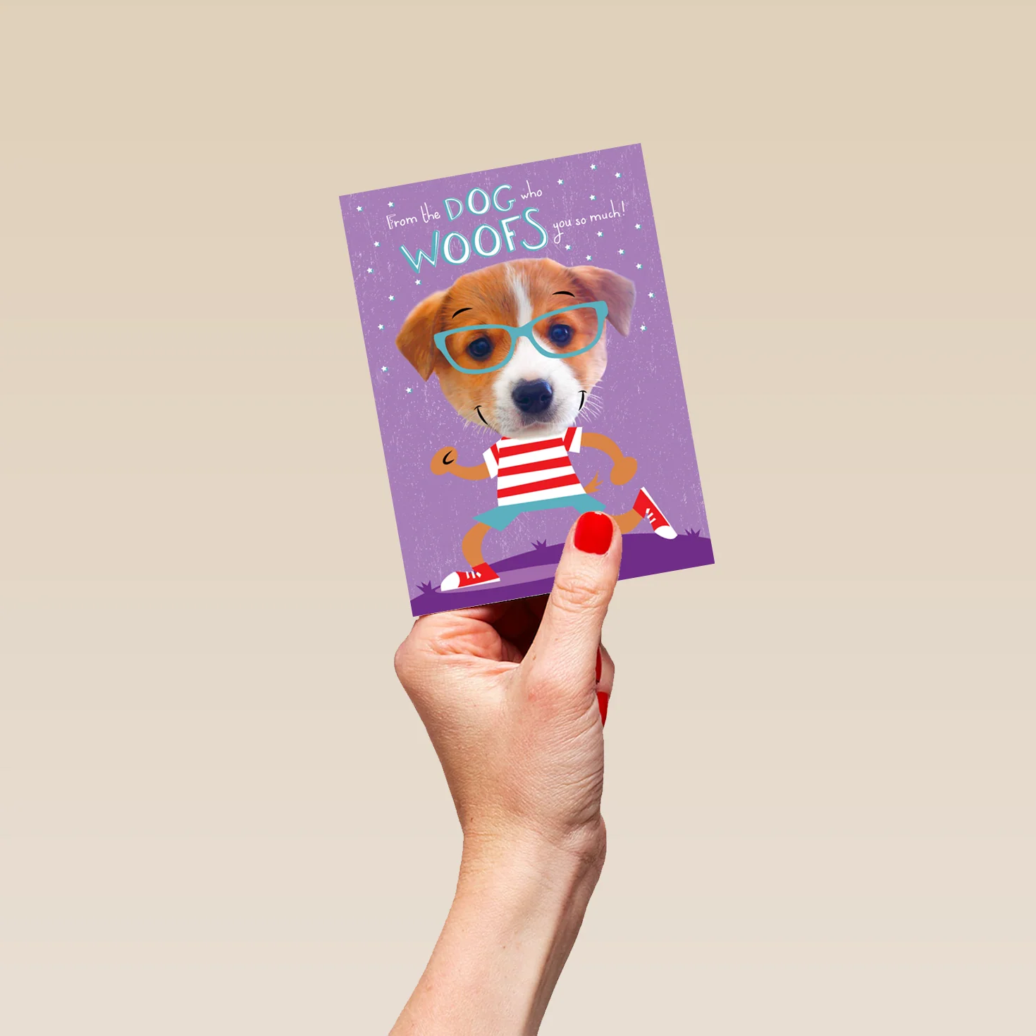 Personalised From the Dog who Woofs You Mother's Day Card - Image 4
