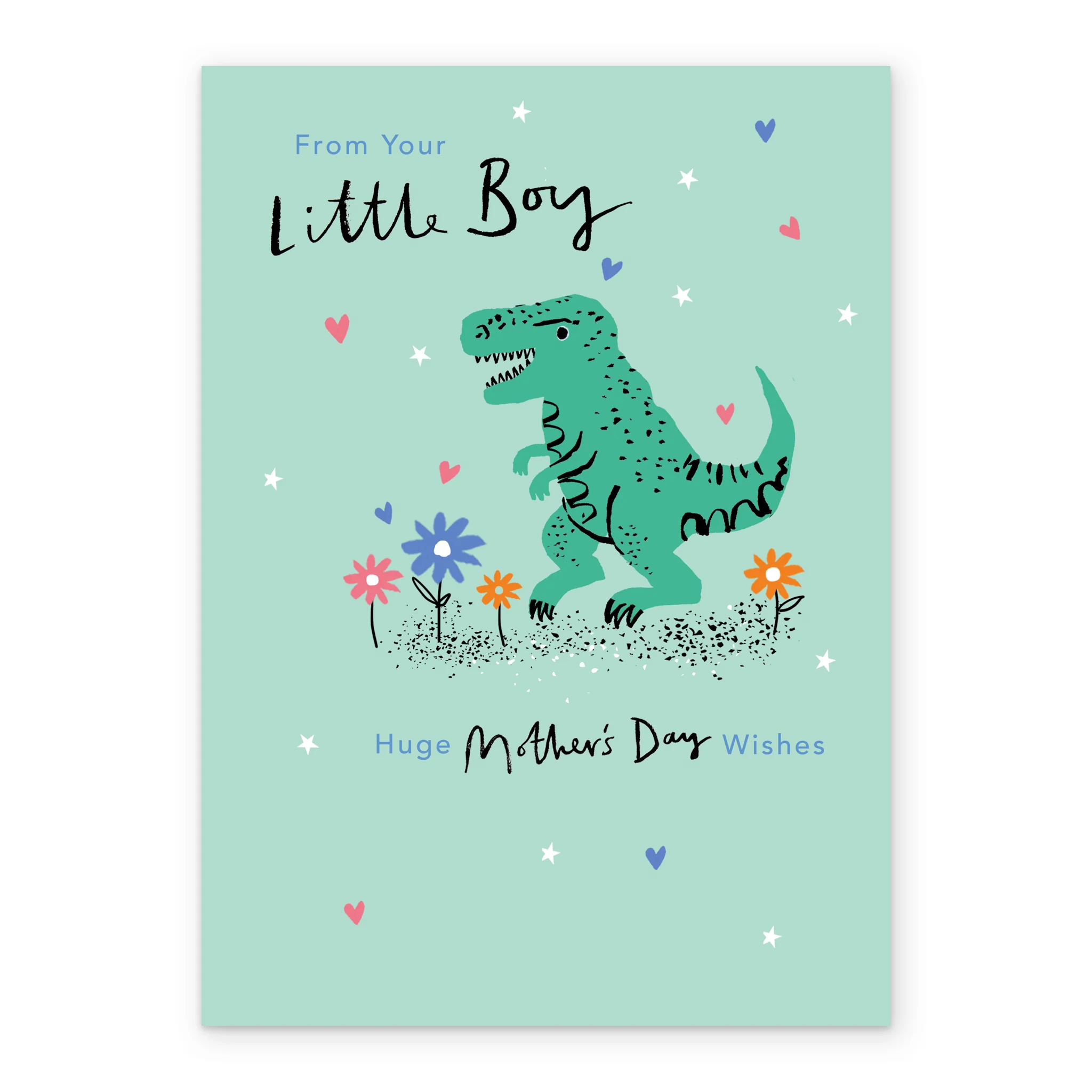 Personalised From Your Little Boy Dinosaur Mother's Day Card - Image 2