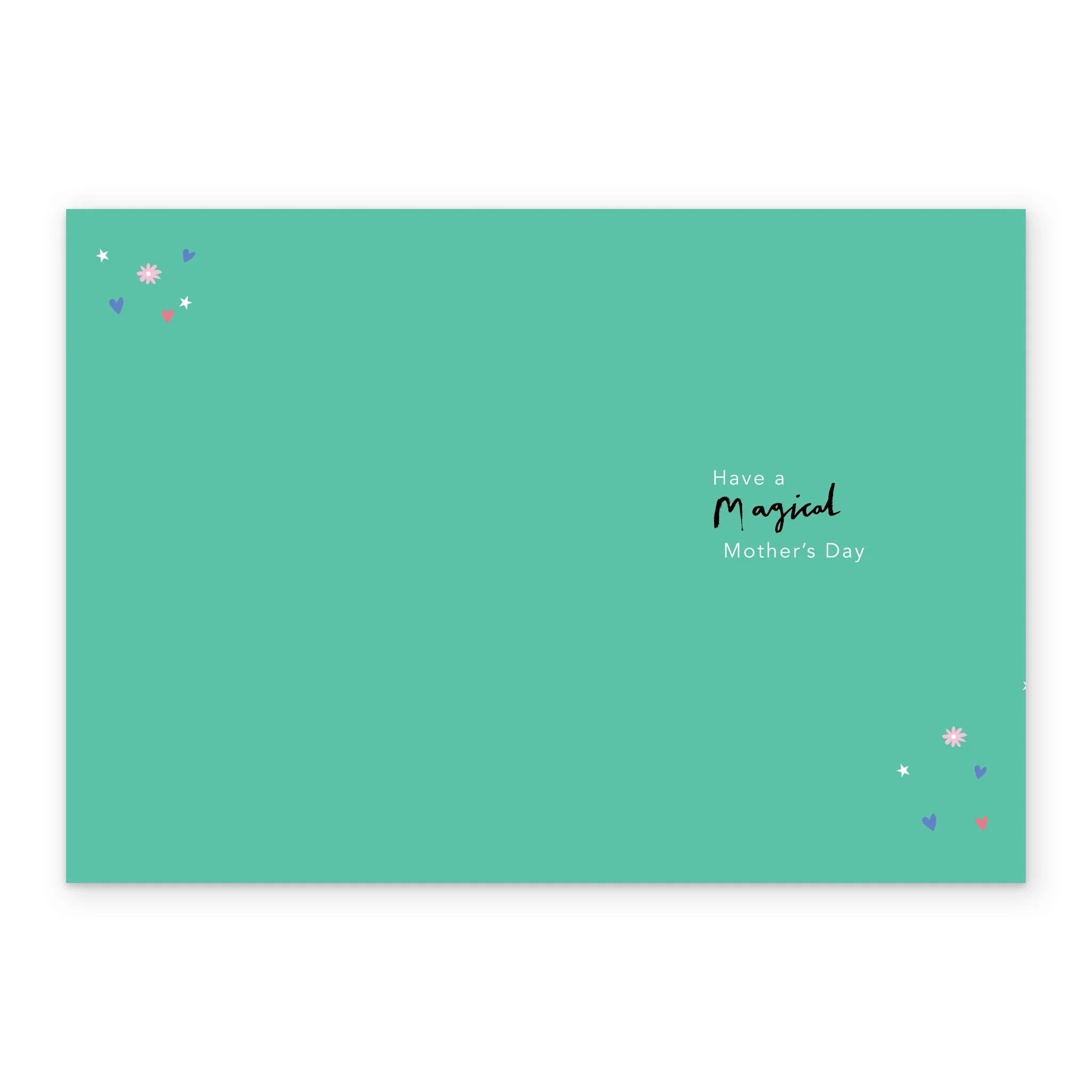 Personalised From Your Little Girl Unicorn Magic Mother's Day Card - Image 3