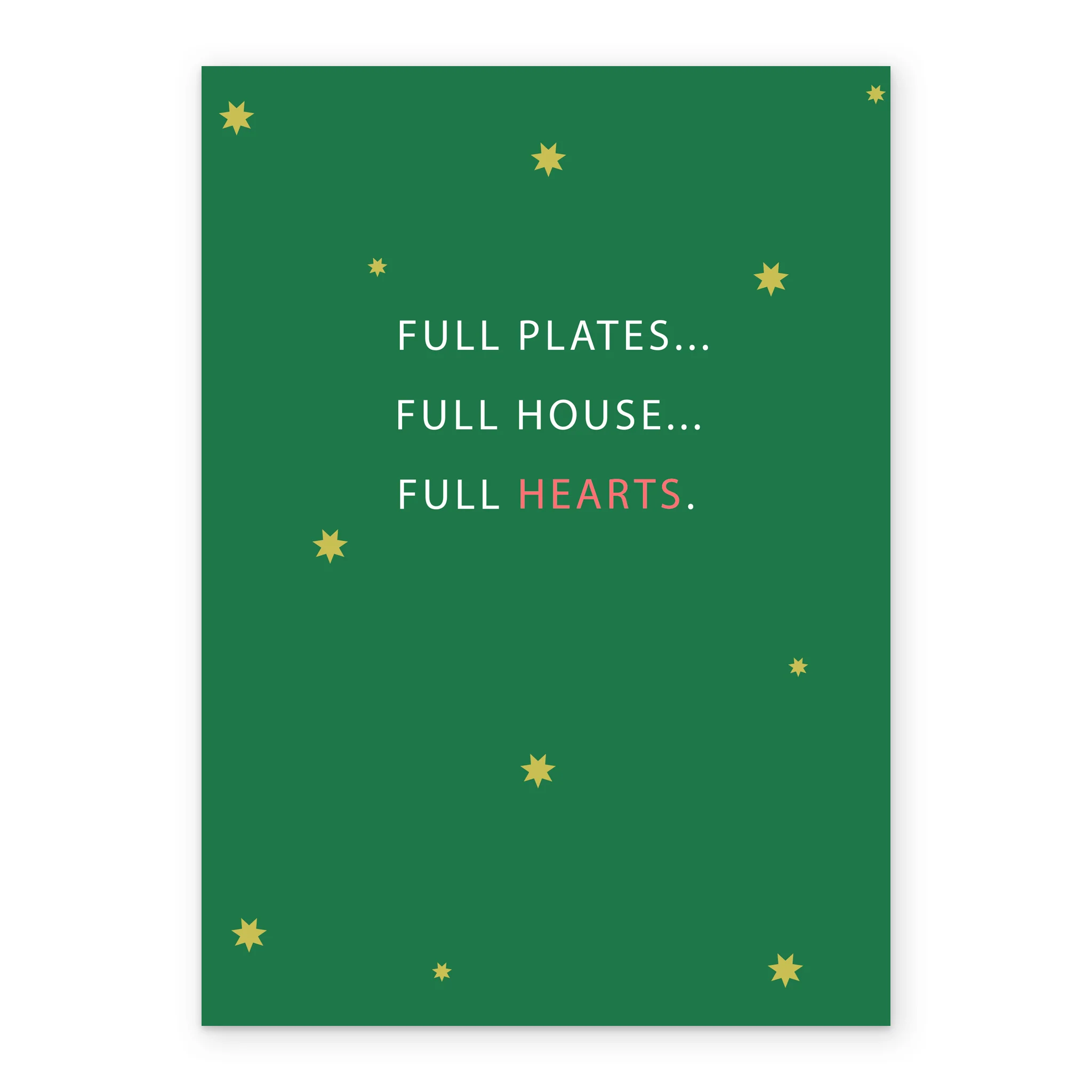 Personalised Full Plates At Christmas Card - Image 2