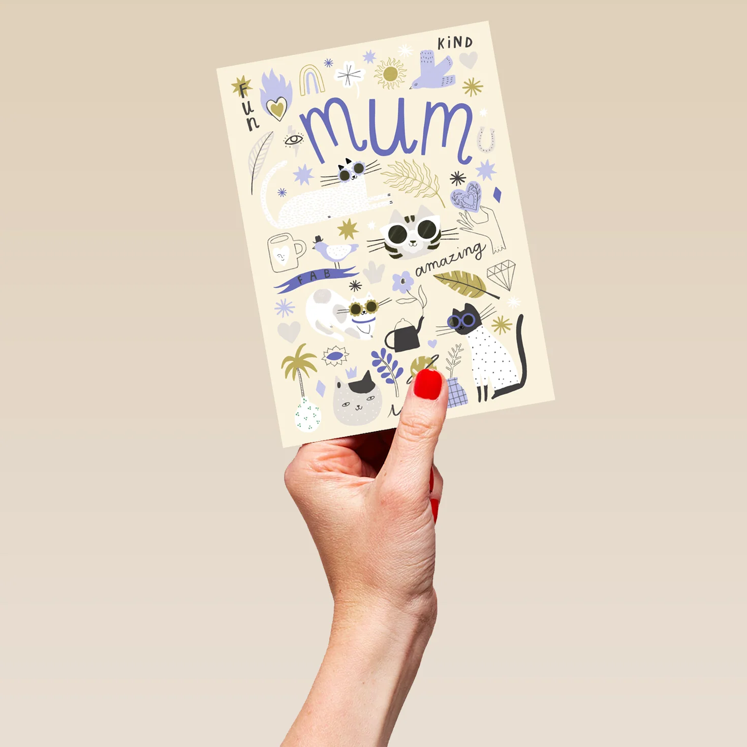 Personalised Fun Kind Lovely Amazing Mother's Day Card For Mum - Image 5