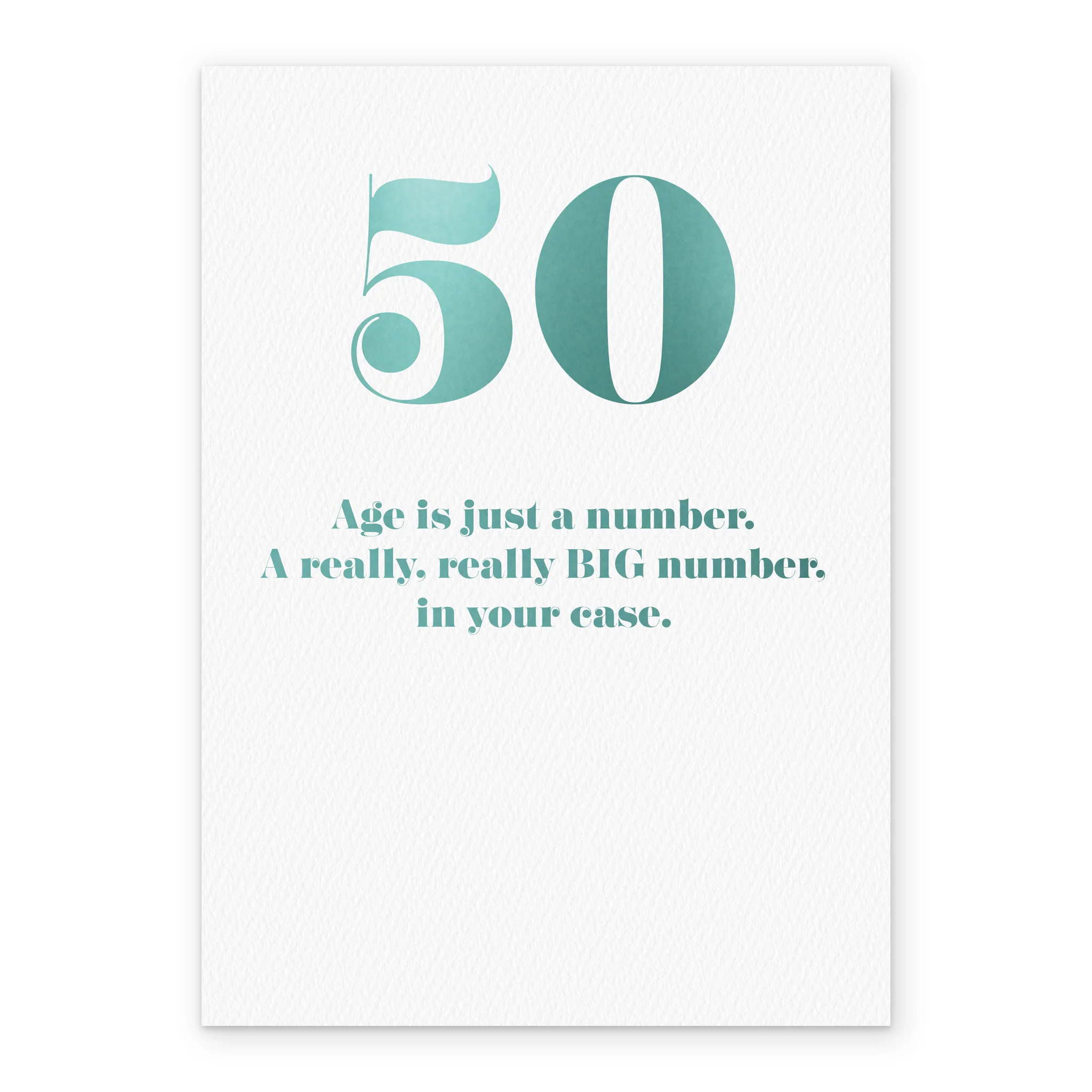Personalised Funny Blue 50th Birthday Card - Image 2