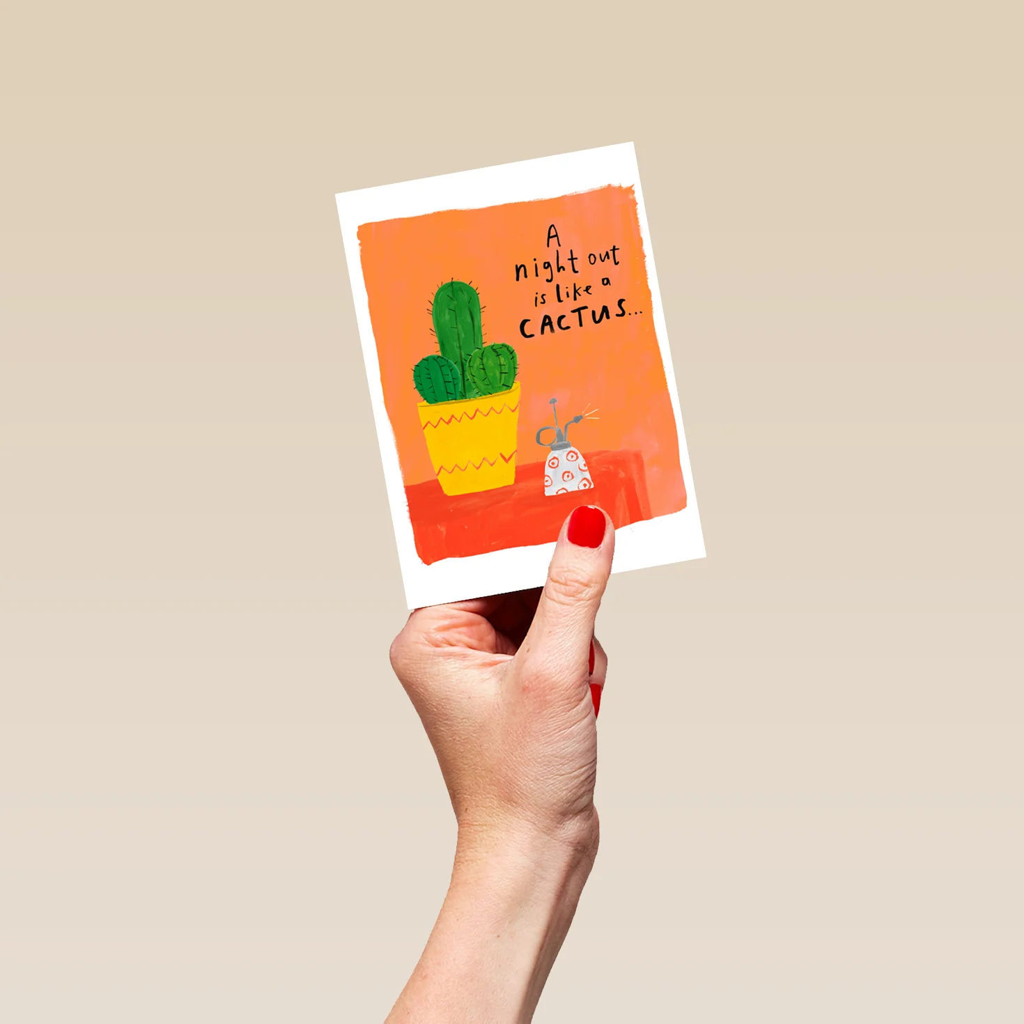 Personalised Funny Cactus Birthday Card - Image 4