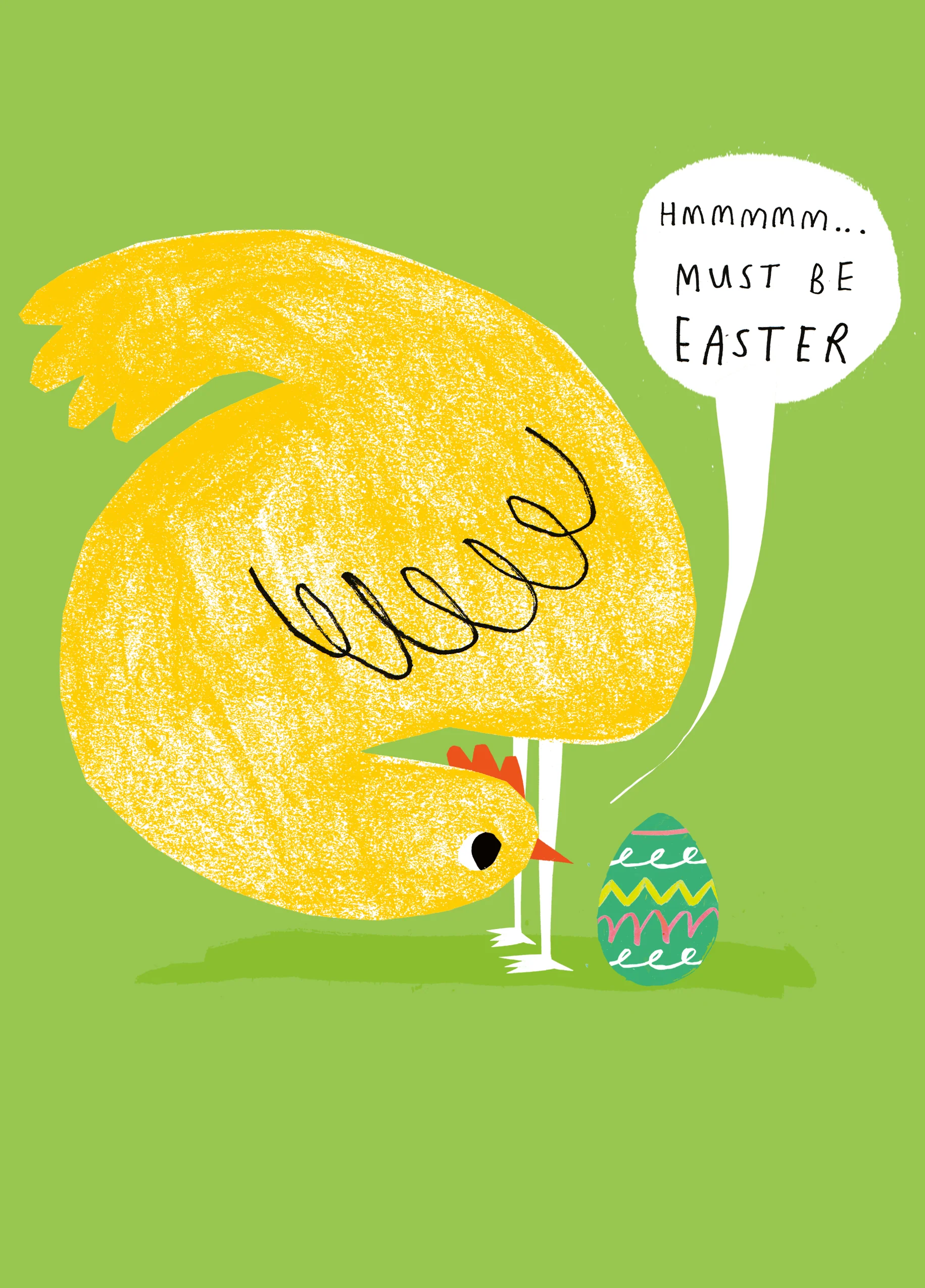 Personalised Funny Chicken Egg Easter Card