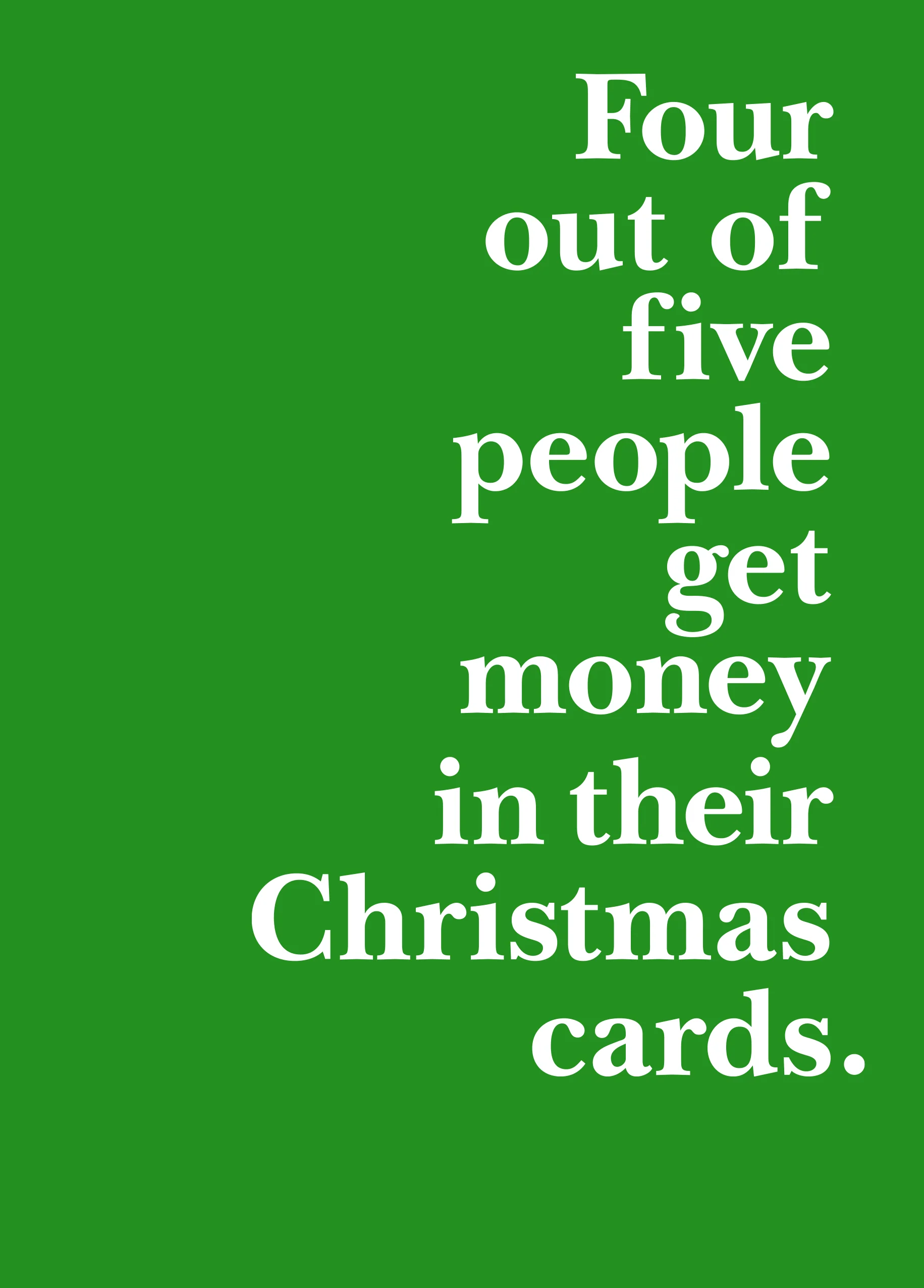 Personalised Funny Christmas Shoebox Text-Based Money Card