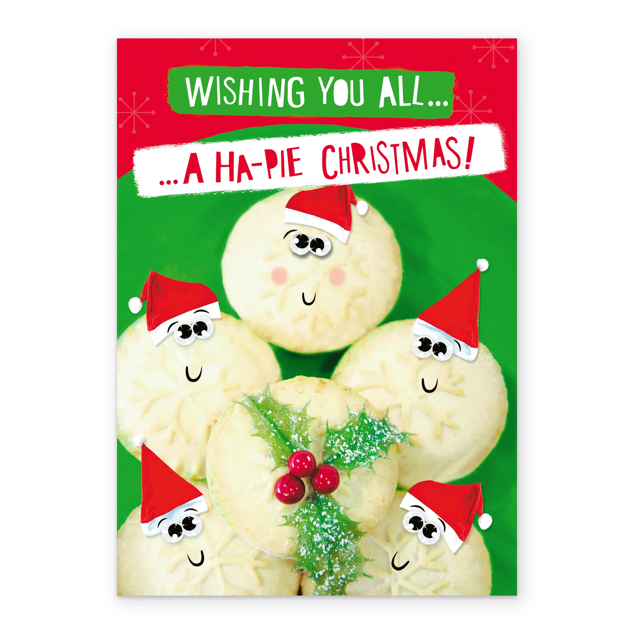 Personalised Funny Christmas To All Of You Family Mince Pies Card - Image 2