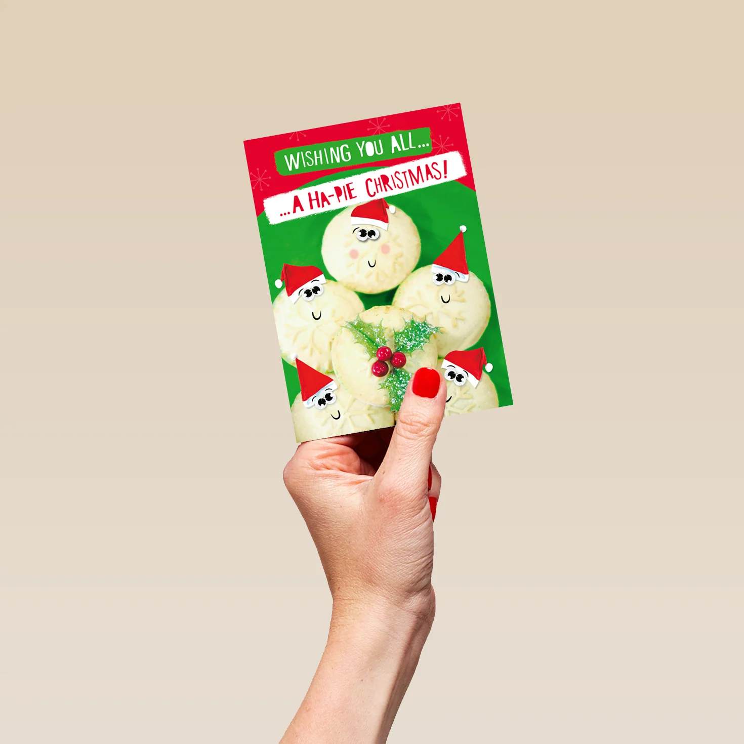 Personalised Funny Christmas To All Of You Family Mince Pies Card - Image 4