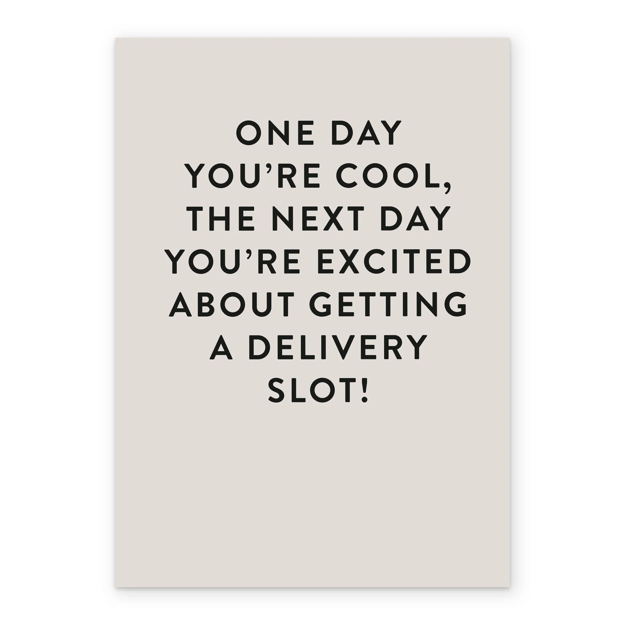 Personalised Funny Delivery Slot Birthday Card - Image 2