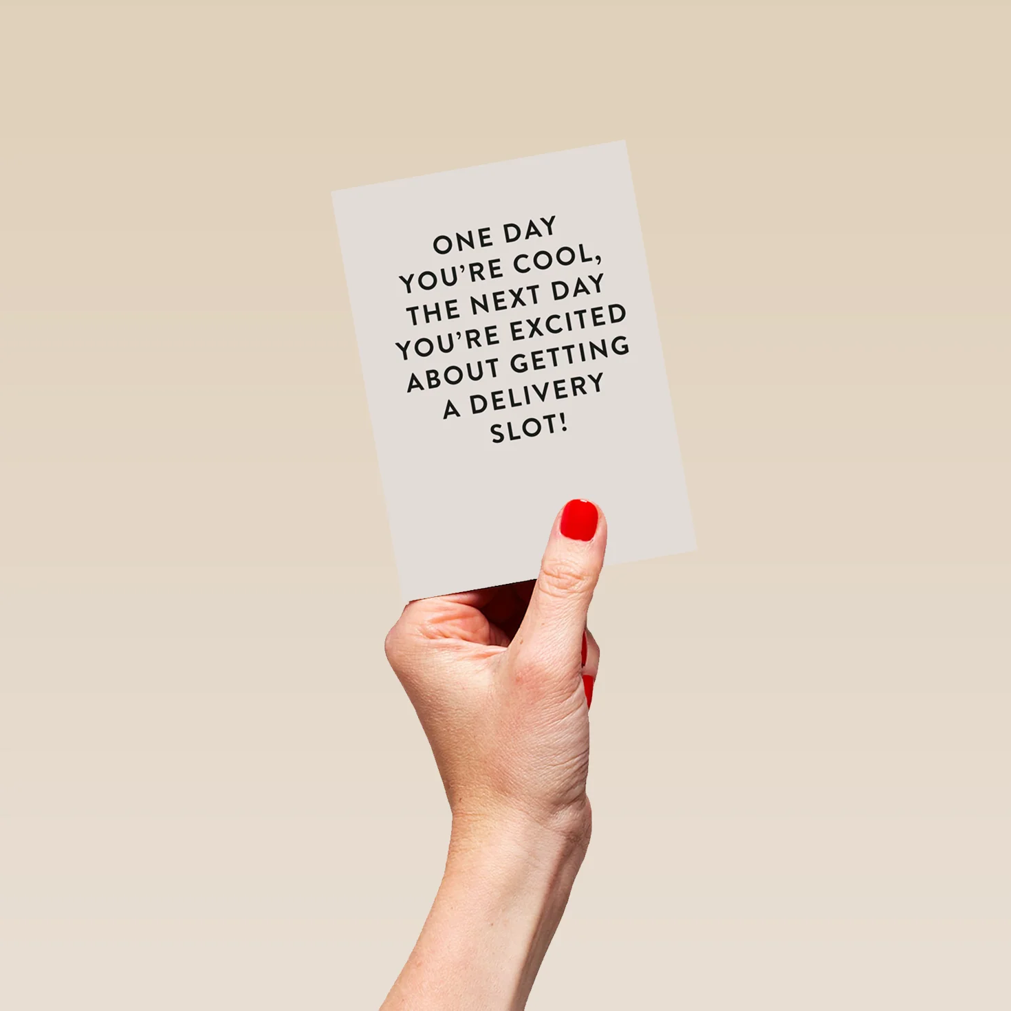 Personalised Funny Delivery Slot Birthday Card - Image 4