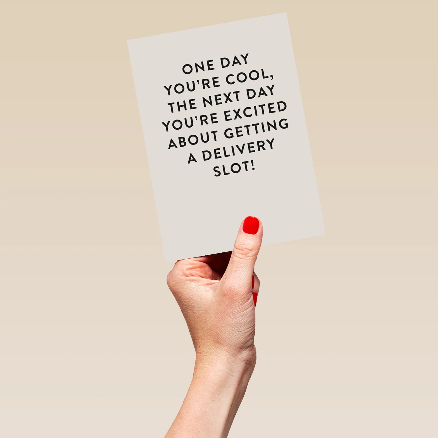 Personalised Funny Delivery Slot Birthday Card - Image 5