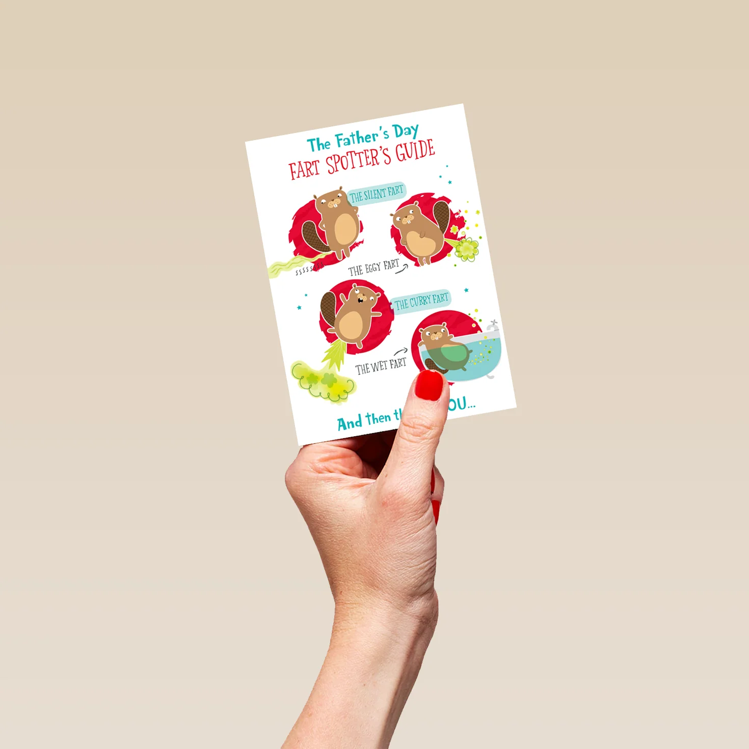 Personalised Funny Design Father's Day Card - Image 4