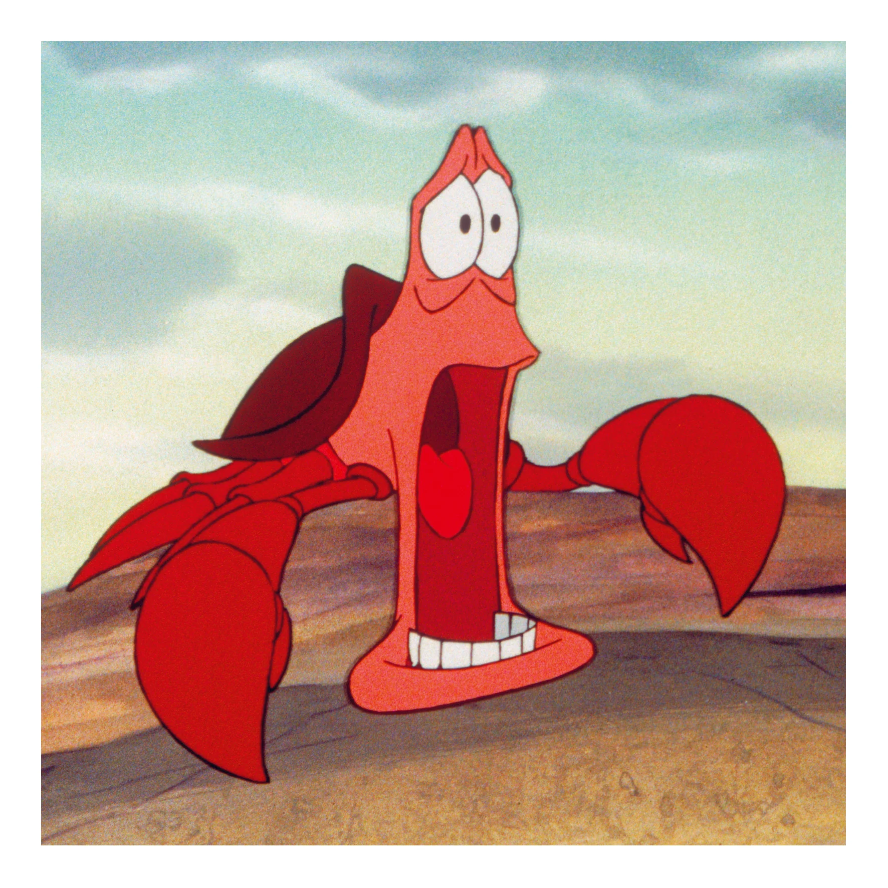 Personalised Funny Disney The Little Mermaid Sebastian Greeting Card