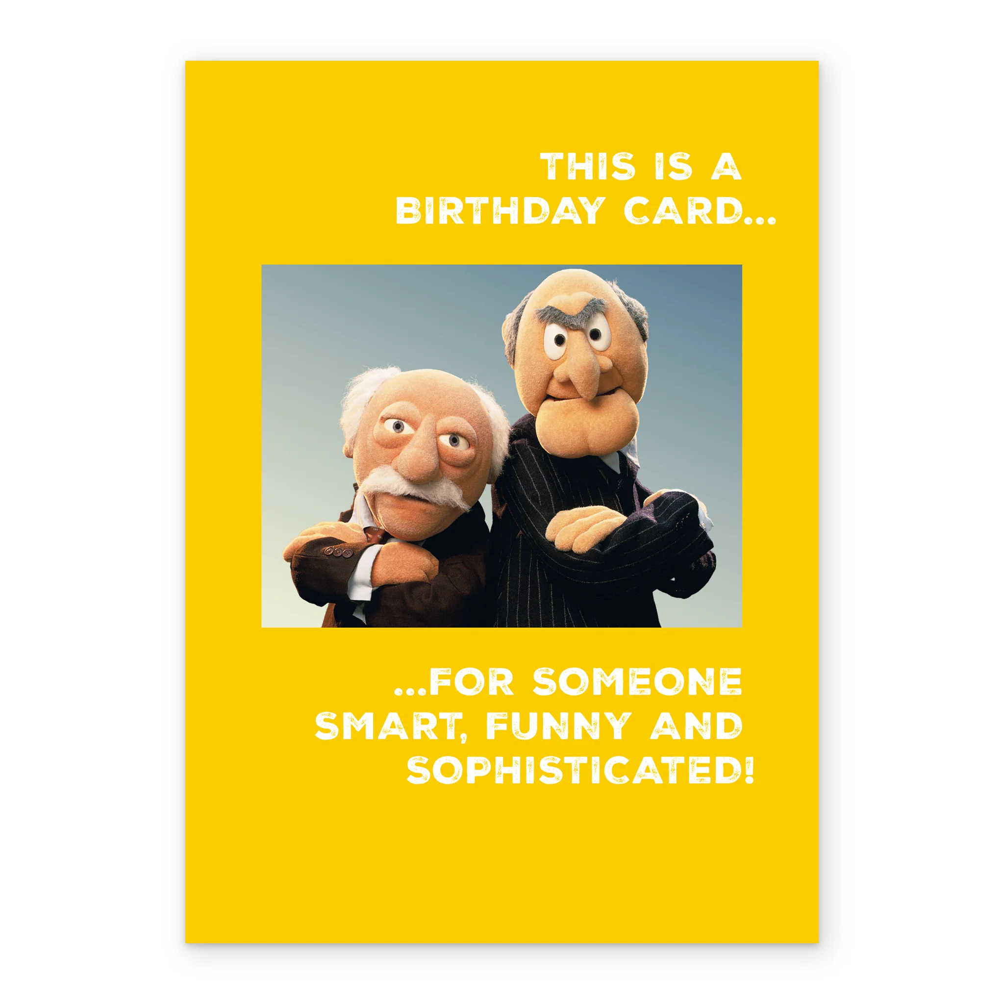 Personalised Funny Disney The Muppets Statler & Waldorf Birthday Card - Image 2