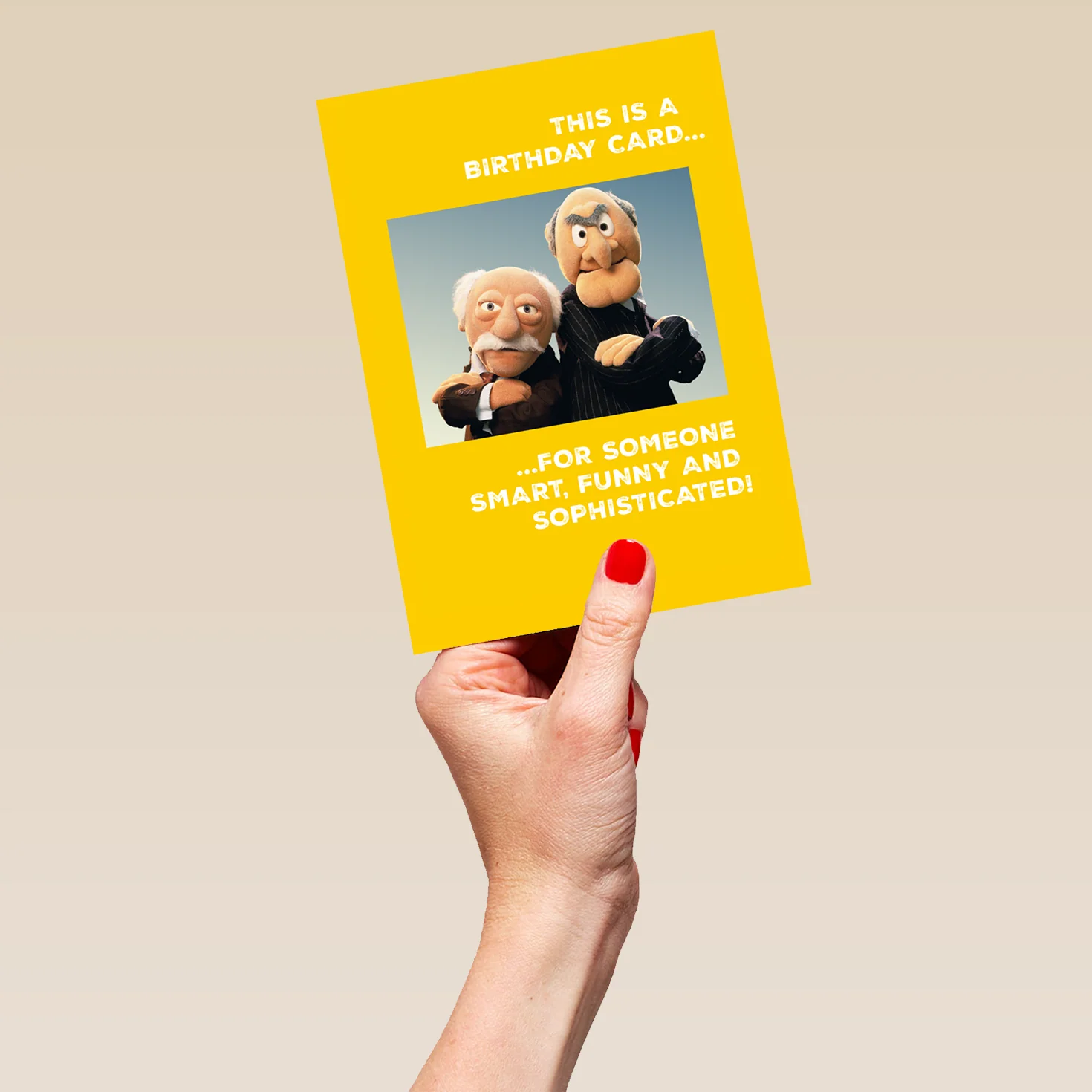 Personalised Funny Disney The Muppets Statler & Waldorf Birthday Card - Image 5