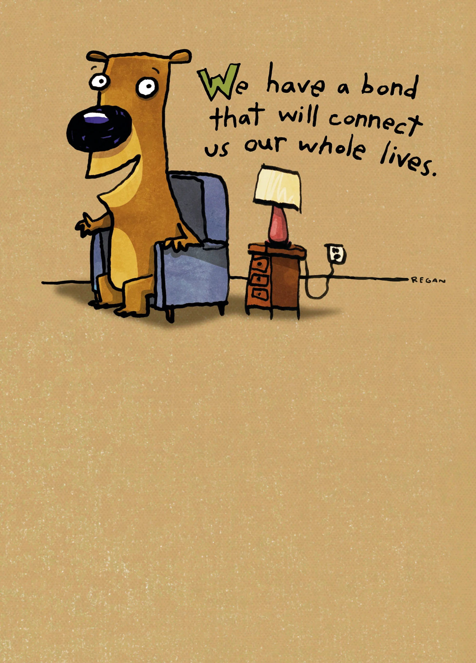 Personalised Funny Dog Birthday Card From Your Brother