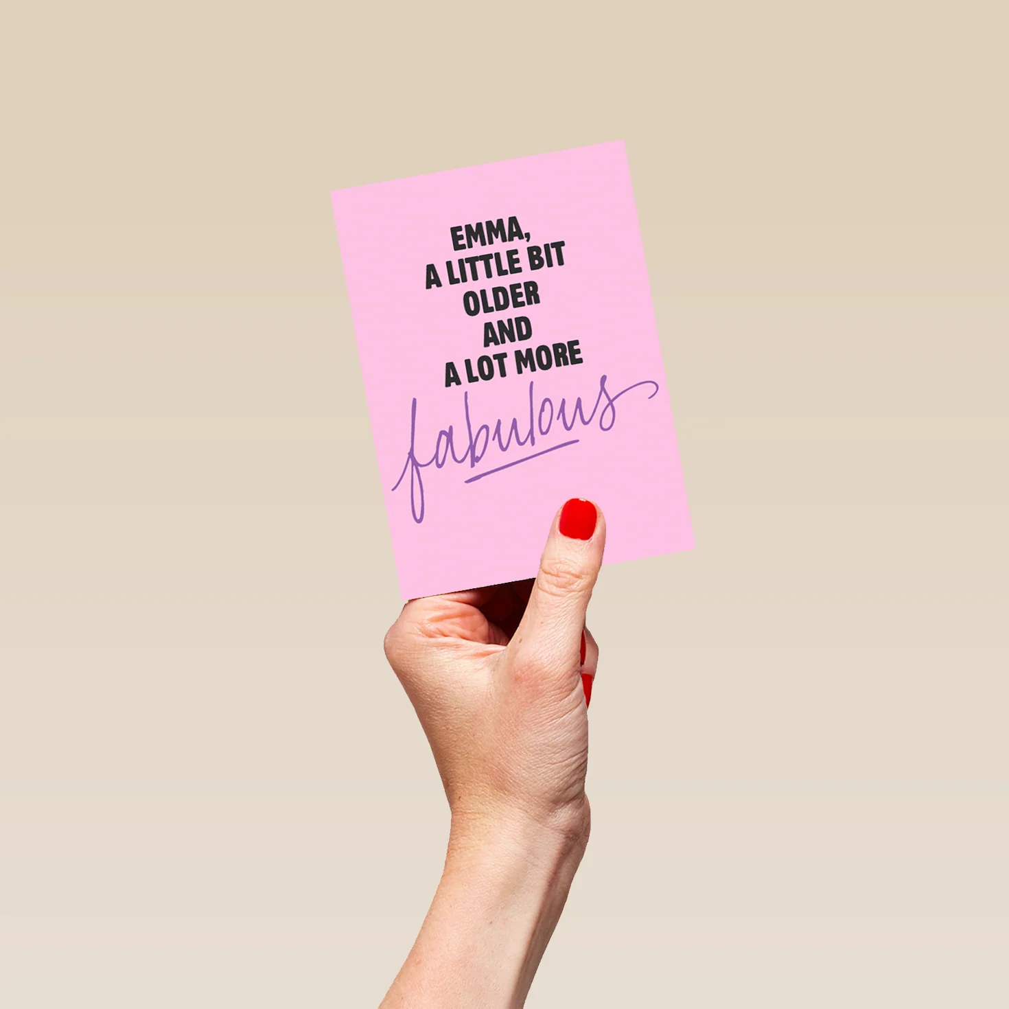 Personalised Funny Editable Birthday Card - Image 4
