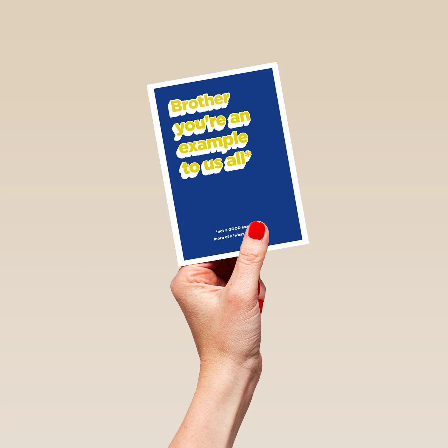 Personalised Funny Example Brother Card - Image 4