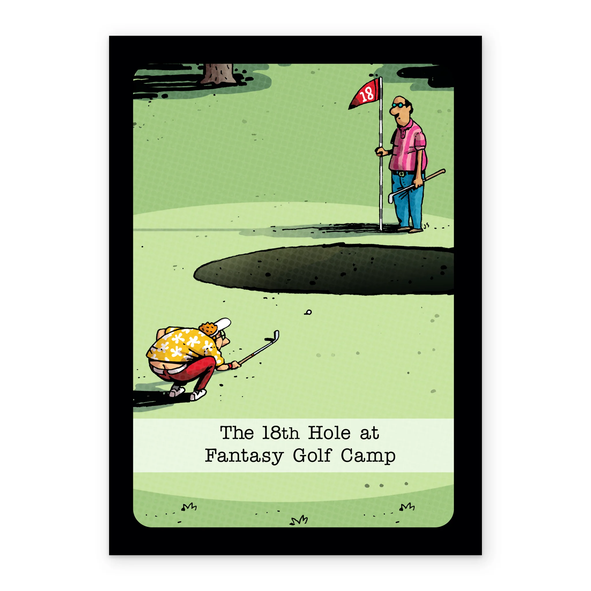 Personalised Funny Fantasy Golf Camp Birthday Card - Image 2
