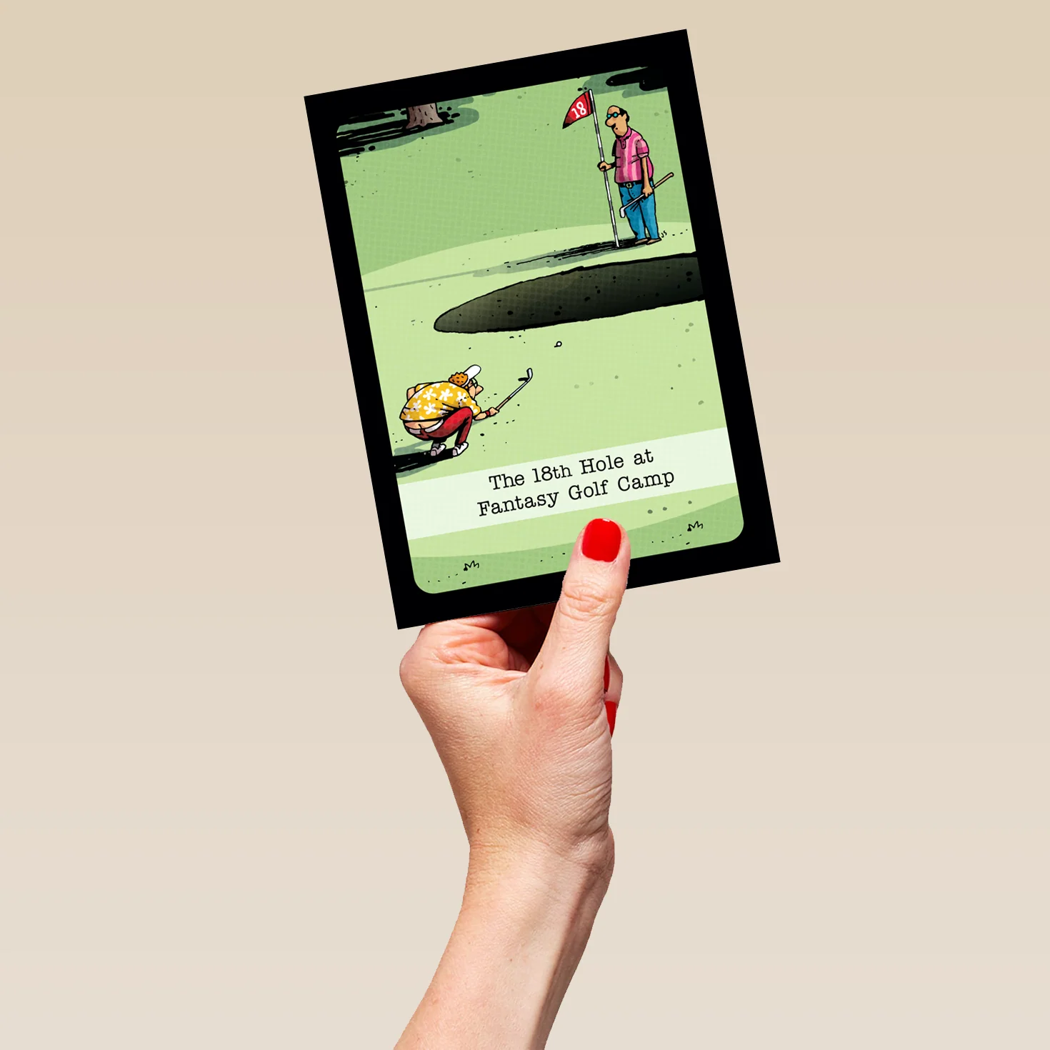 Personalised Funny Fantasy Golf Camp Birthday Card - Image 5