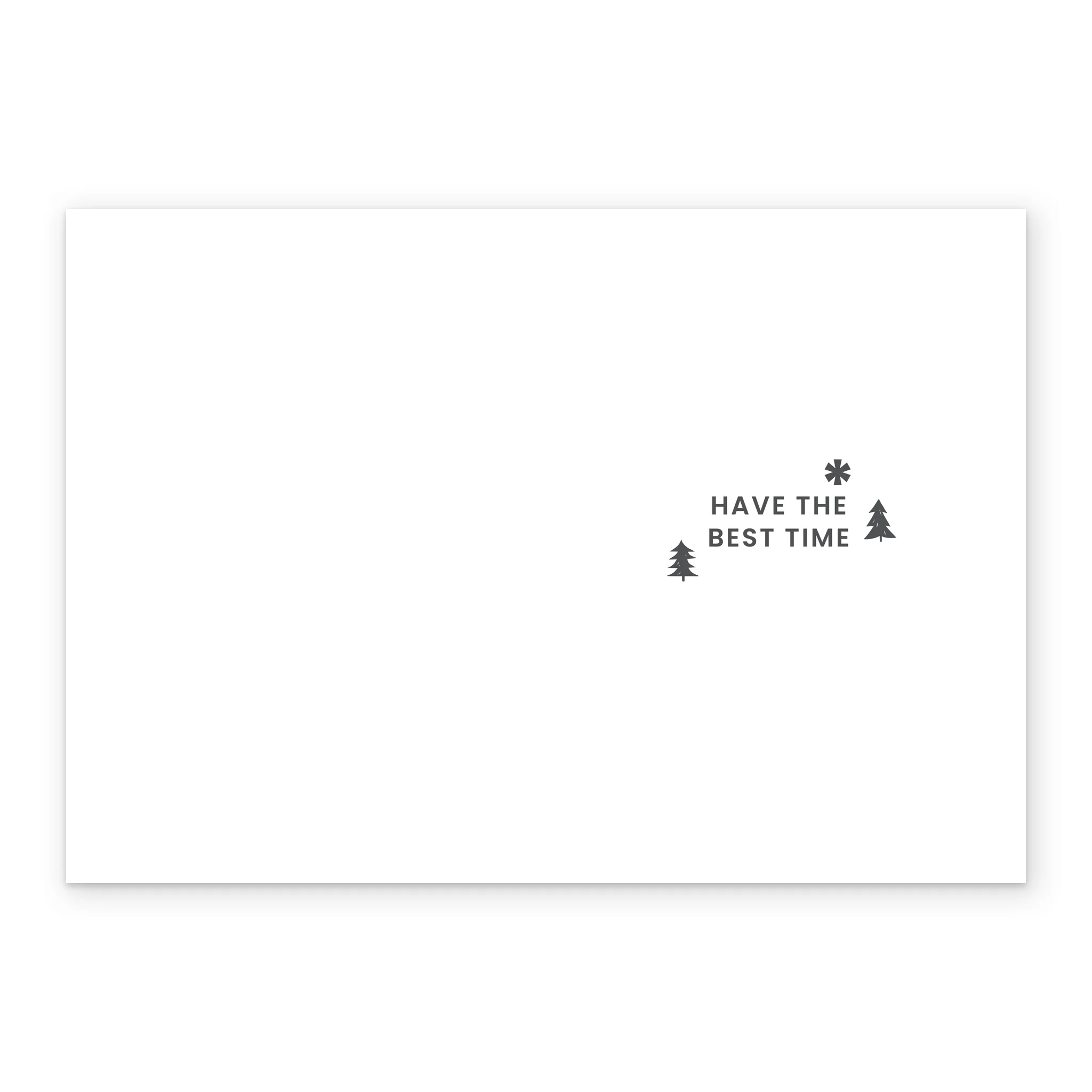 Personalised Funny Favourite Child Rainbow Text Christmas Card - Image 3