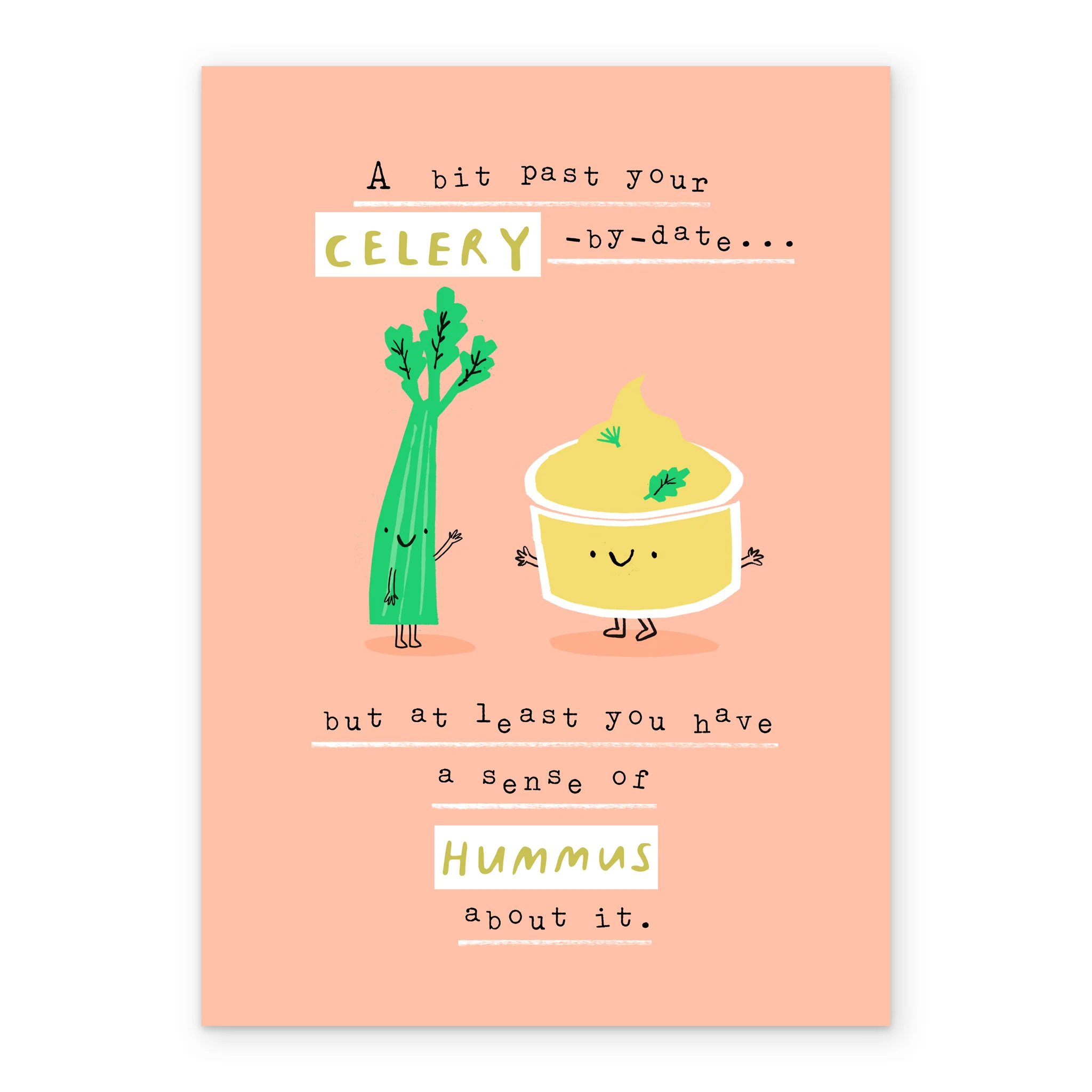 Personalised Funny Female Birthday Celery Card - Image 2